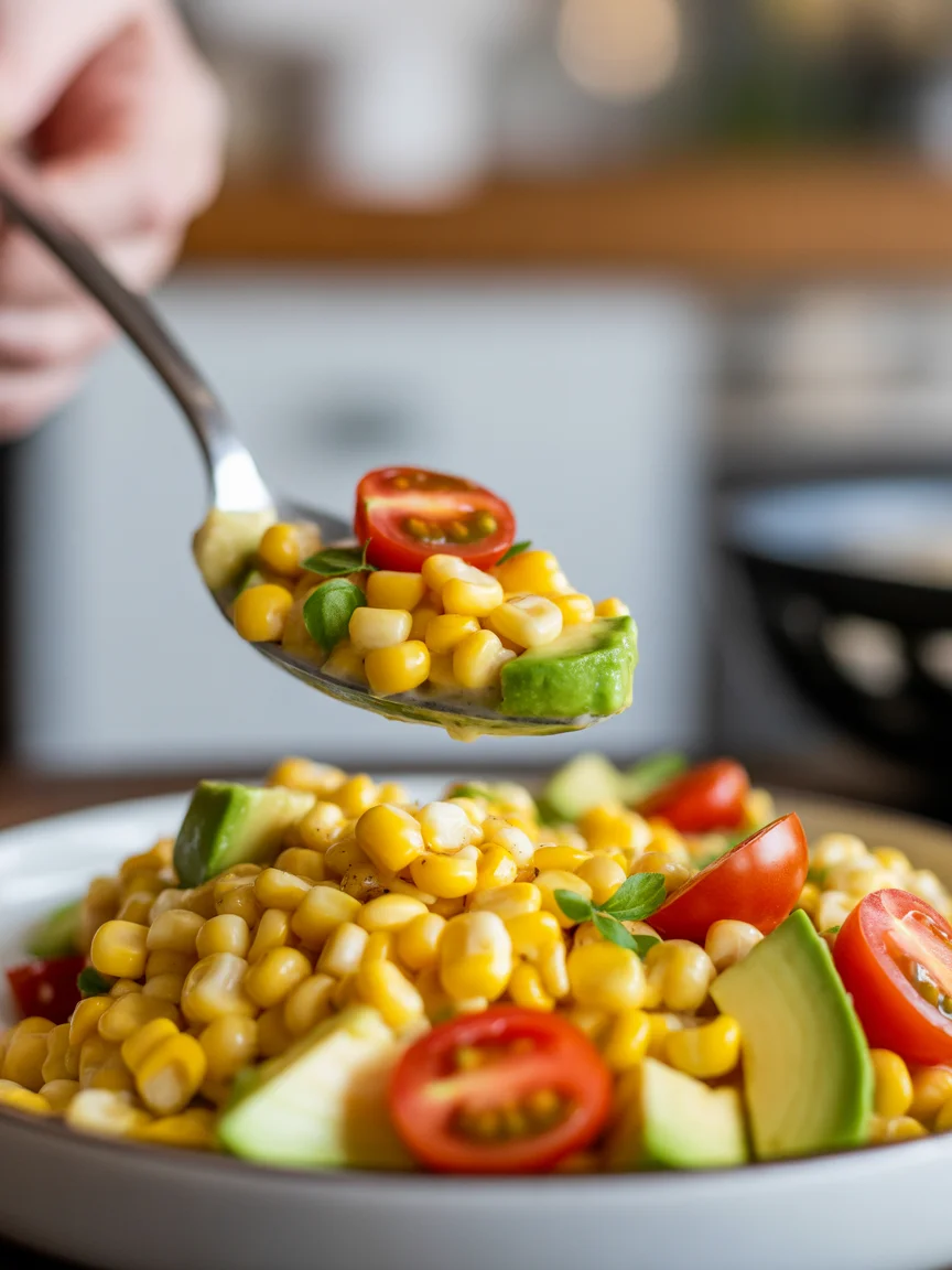 Summer Corn Salad with Avocado