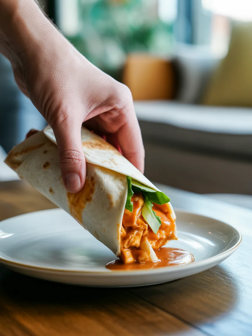 Savory Buffalo Chicken Wrap for a Quick Weeknight Dinner