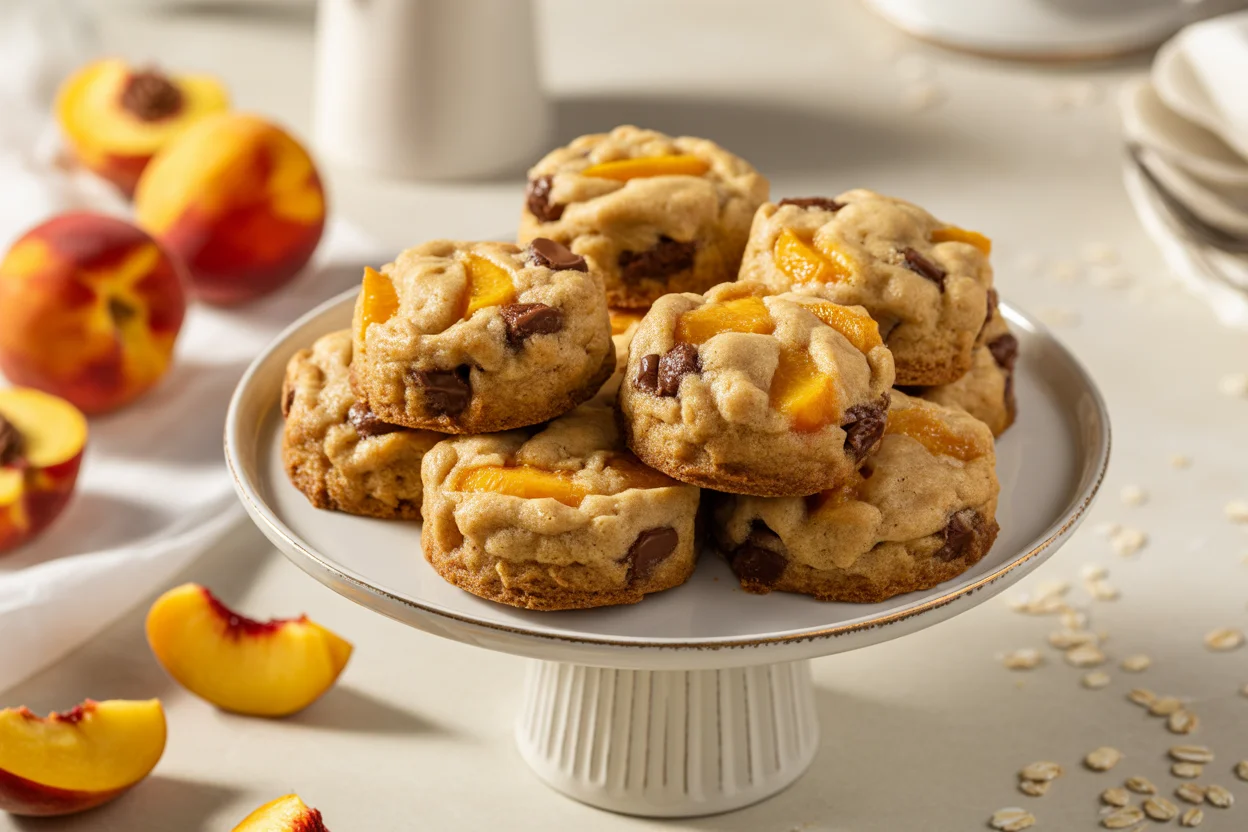 Peach Upside-Down Cookies
