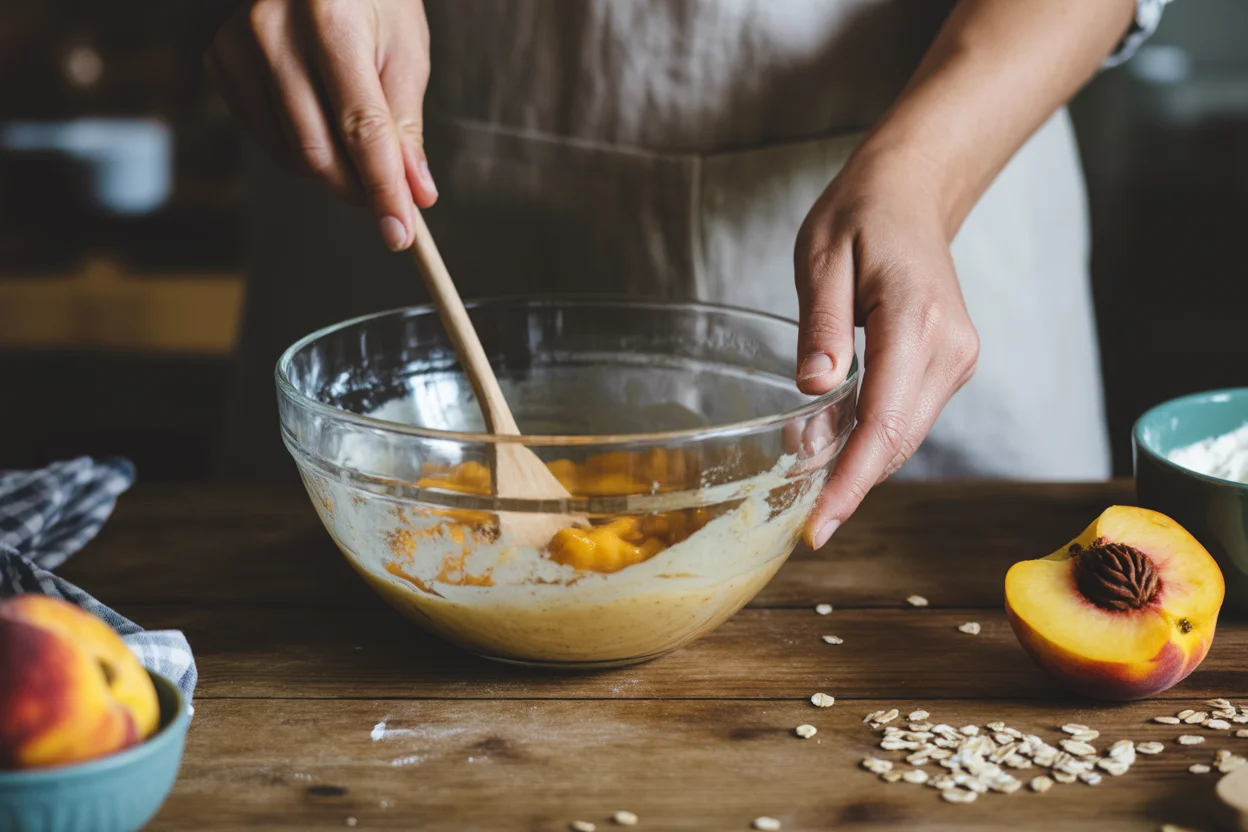Peach Upside-Down Cookies