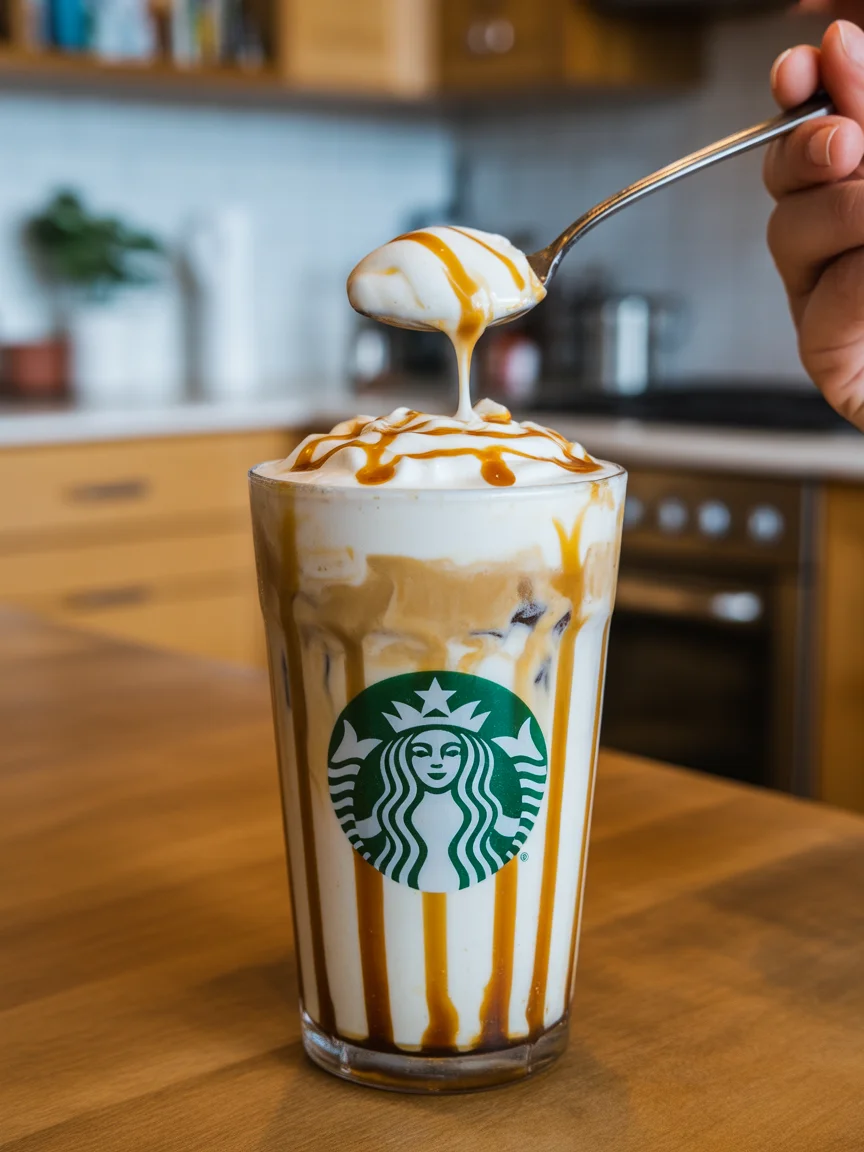 Quick and Easy Starbucks Caramel Frappuccino Copycat Recipe