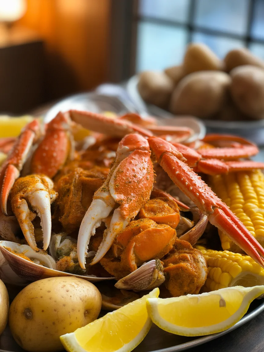 red crab juicy seafood