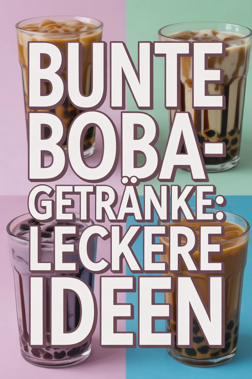 Boba-Getränke