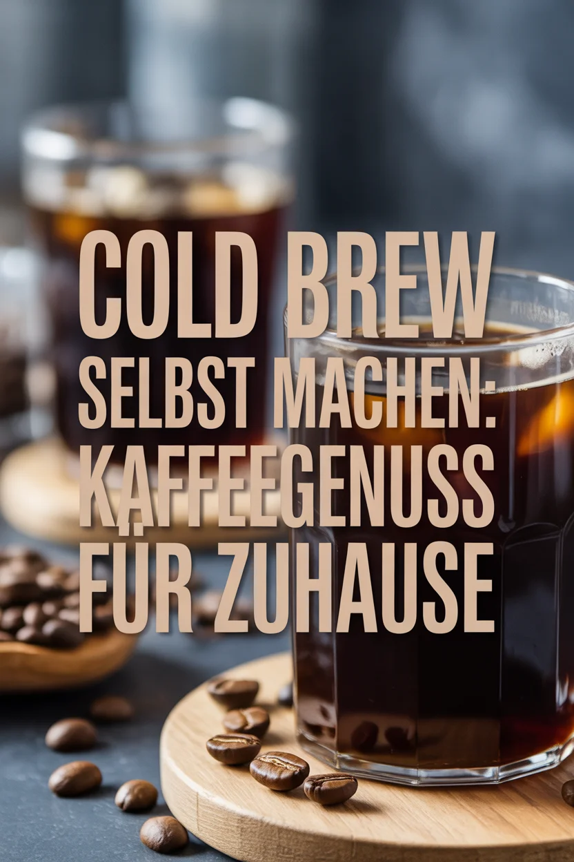 Cold Brew selber machen: Erfrischender Kaffeegenuss für zu Hause