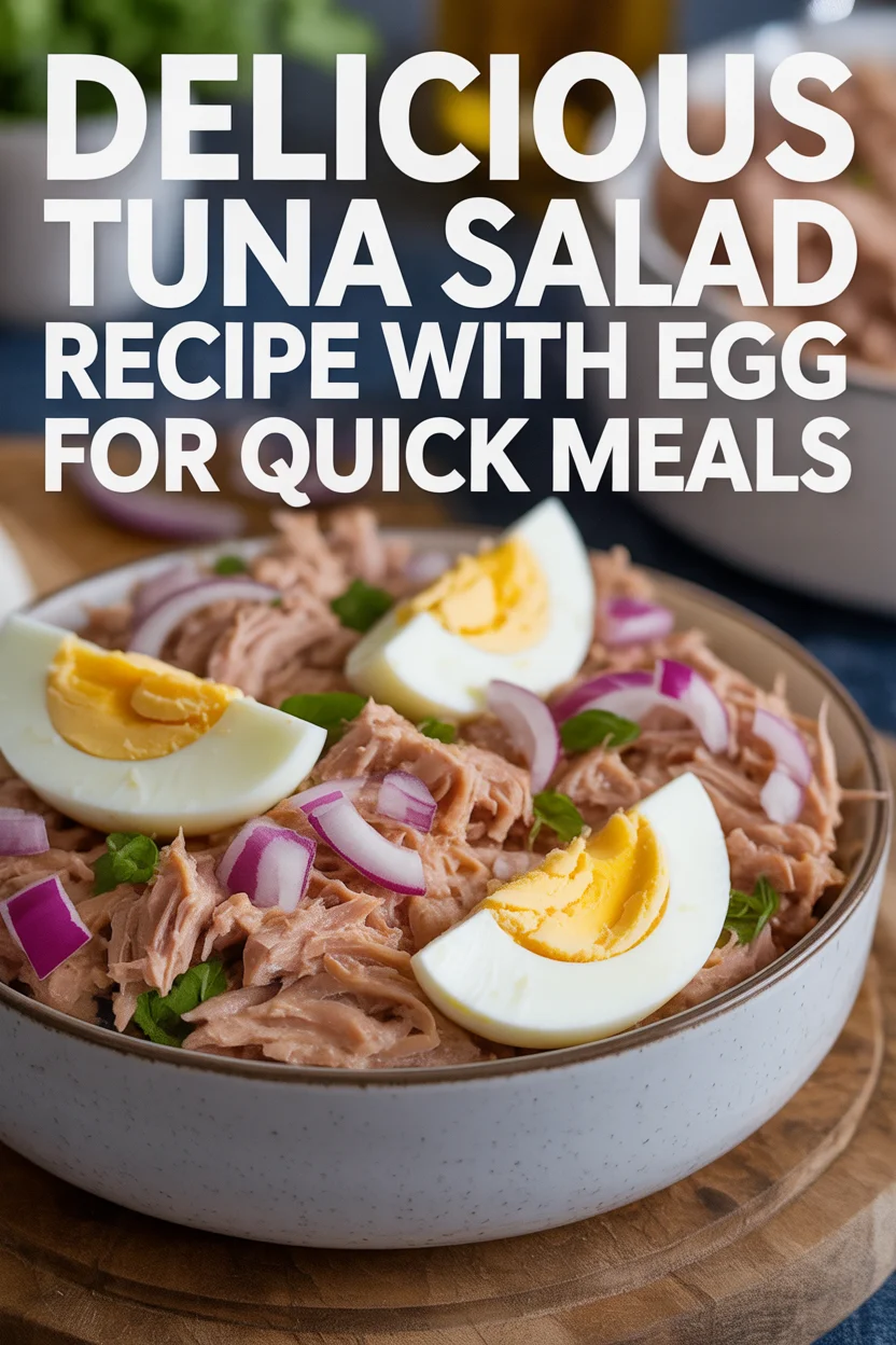 Delicious Tuna Salad Recipe with Egg for Quick Meals