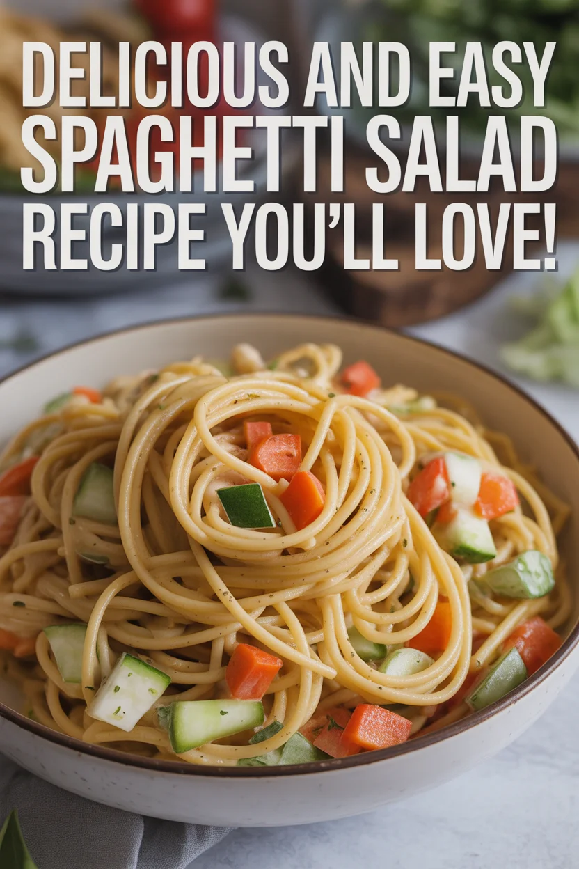 spaghetti salad recipe