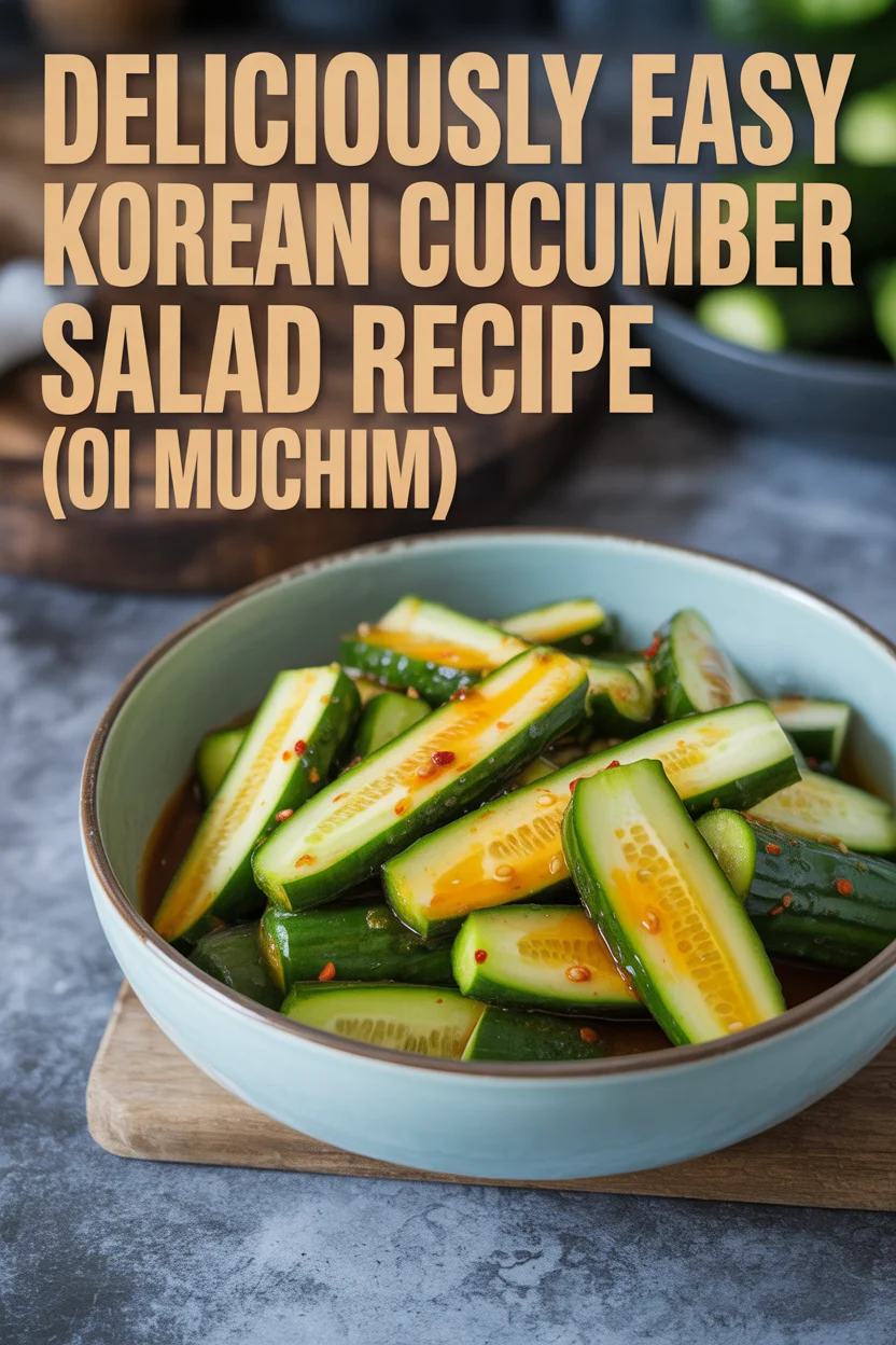 Deliciously Easy Korean Cucumber Salad Recipe (Oi Muchim)