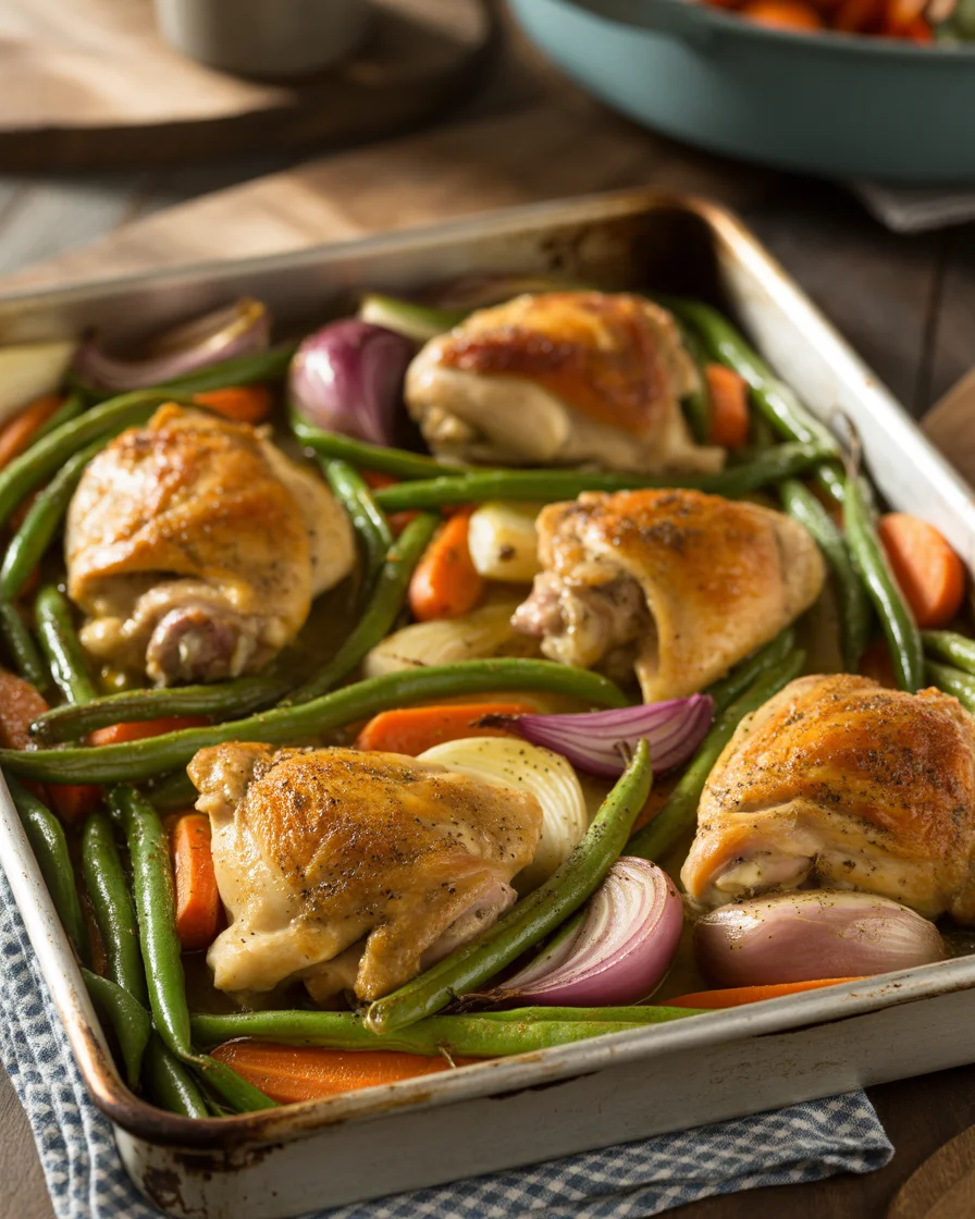 Easy Sheet Pan Chicken with 5 Colorful Veggies for Dinner Delight 2 Easy Sheet Pan Chicken with Colorful Veggies for Dinner Delight