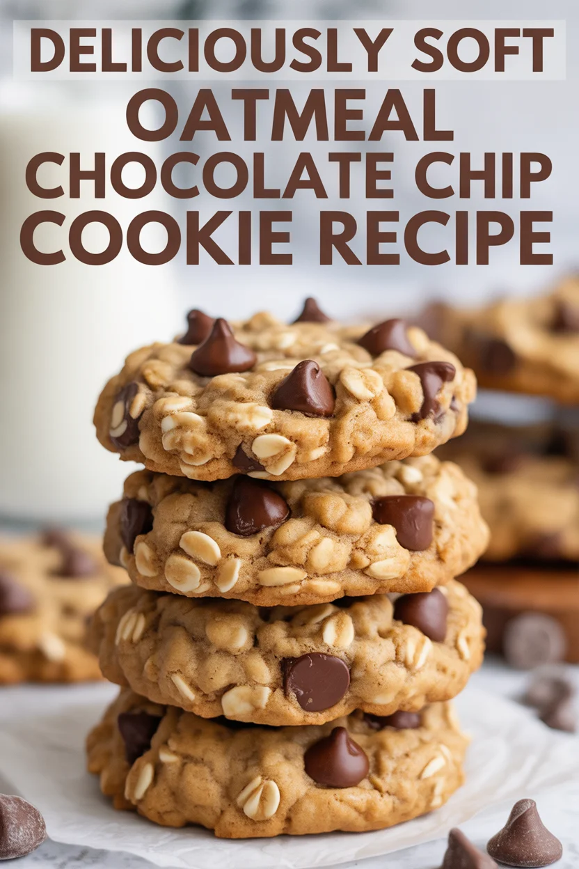 Soft Oatmeal Chocolate Chip Cookie Recipe