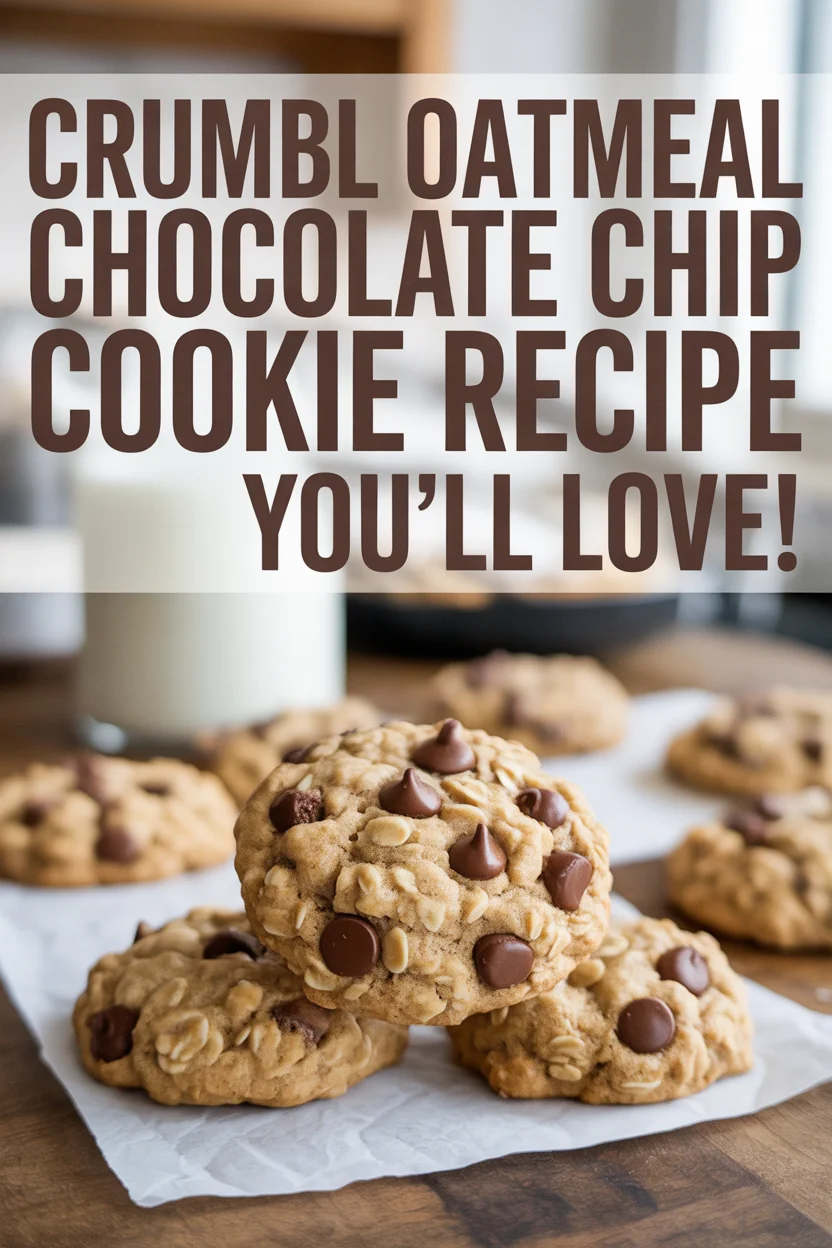 Crumbl Oatmeal Chocolate Chip Cookie Recipe