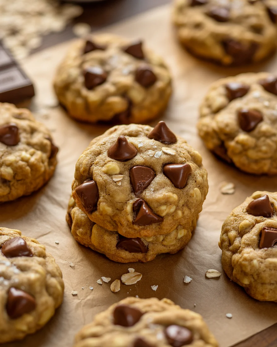 Banana Oatmeal Chocolate Chip Cookie Recipe