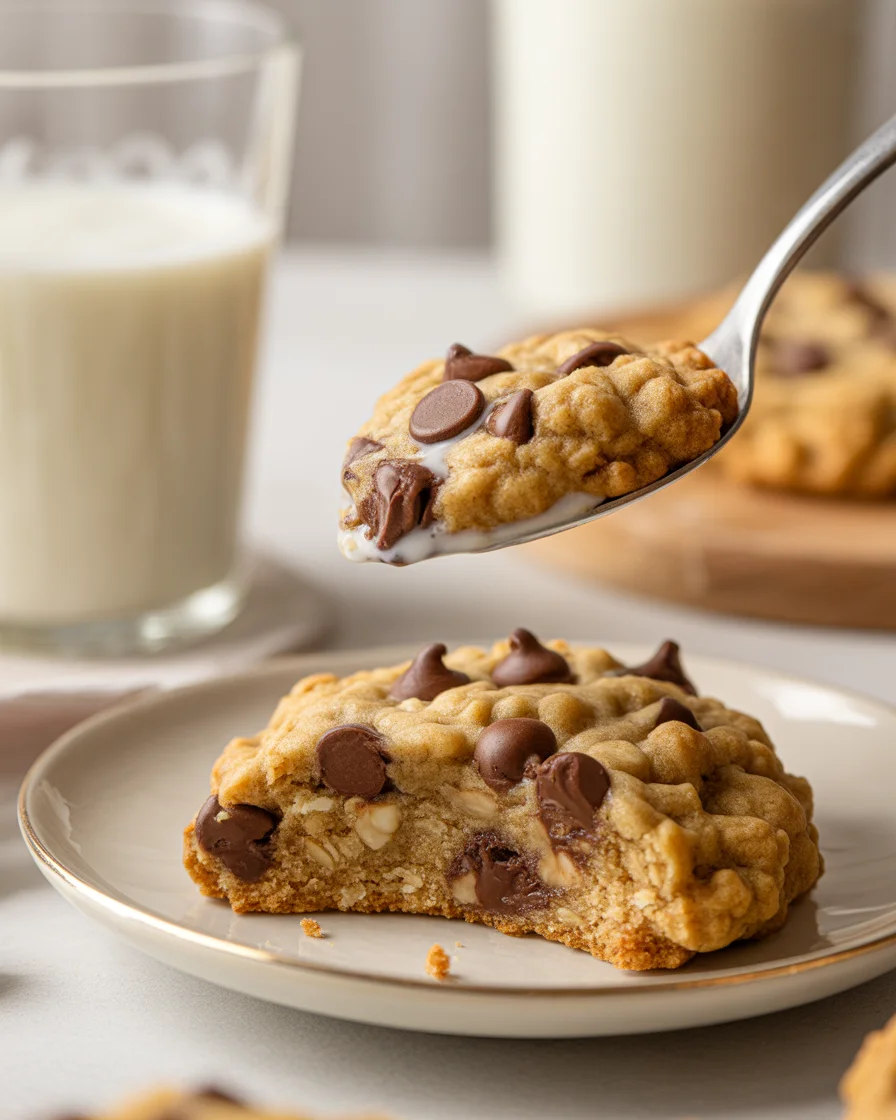 Deliciously Soft Best Ever Oatmeal Chocolate Chip Cookie Recipe