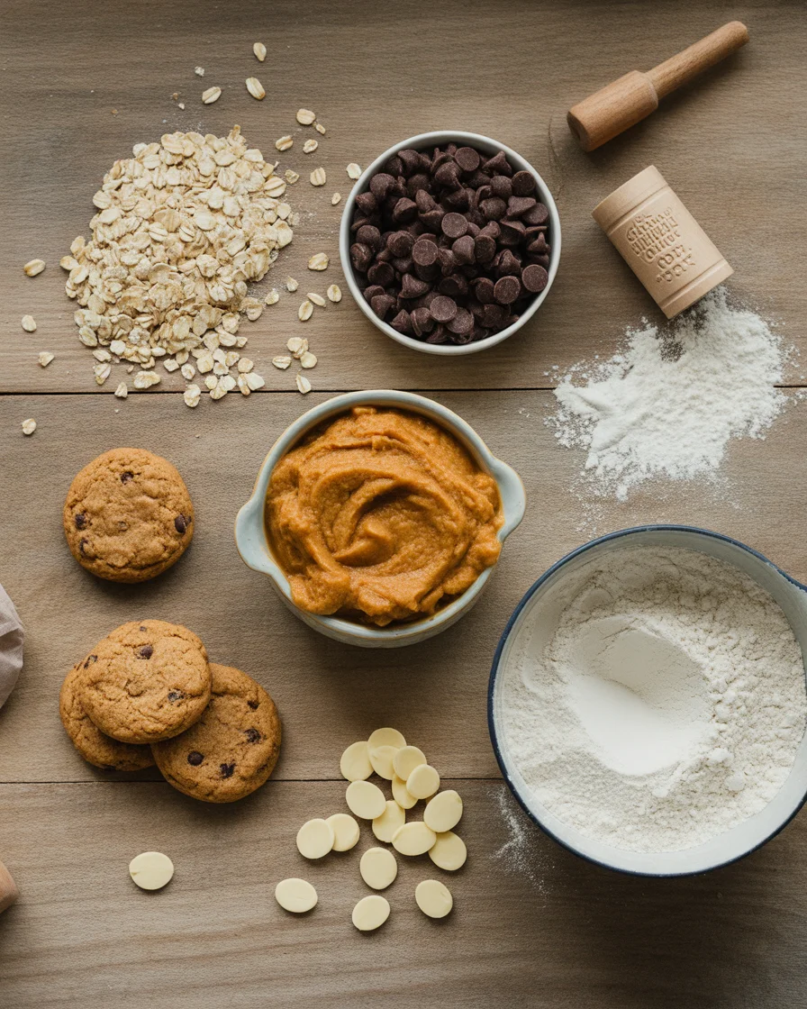 Pumpkin Oatmeal Chocolate Chip Cookie Recipe