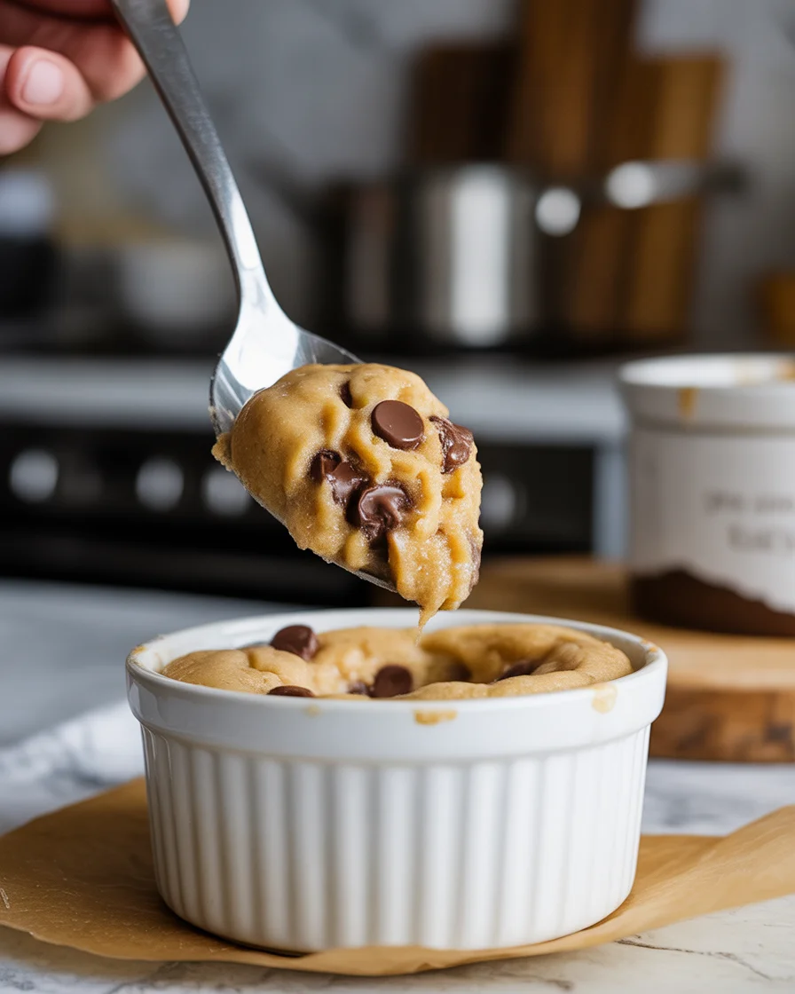 Oatmeal Chocolate Chip Cookie in a Mug