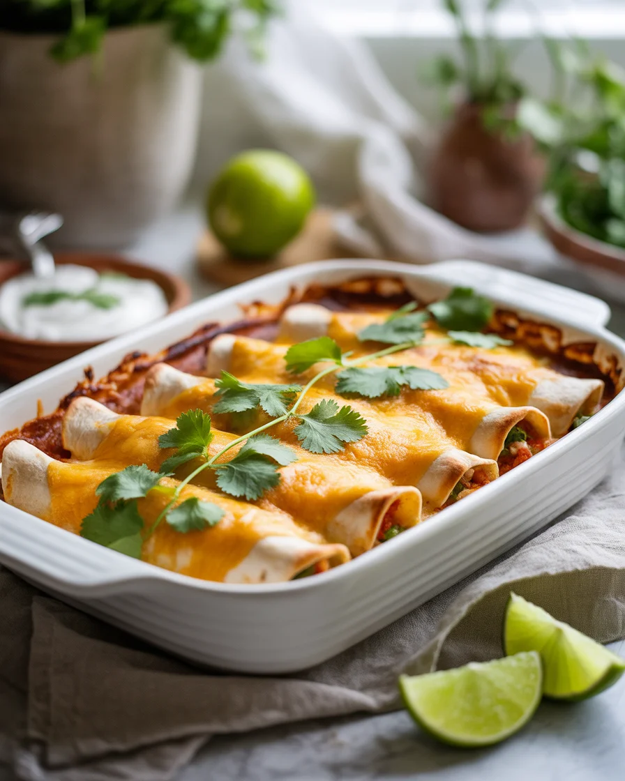 Easy Chicken Enchilada Recipe