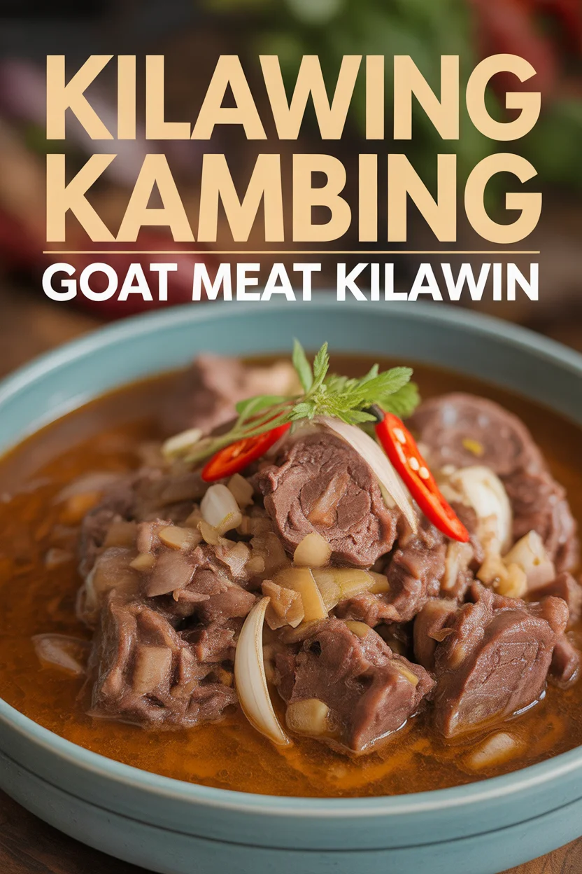 Kilawing Kambing – Goat Meat Kilawin