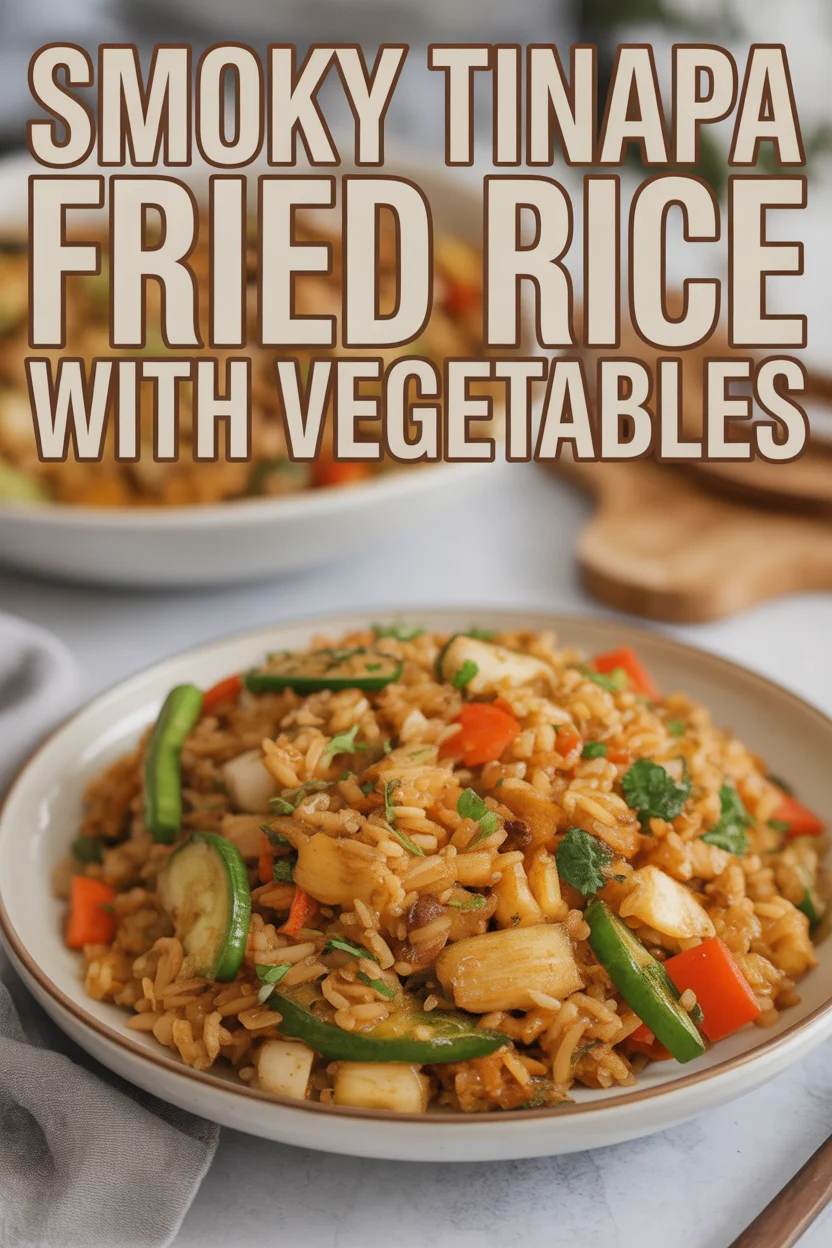 Smoky Tinapa Fried Rice with Vegetables