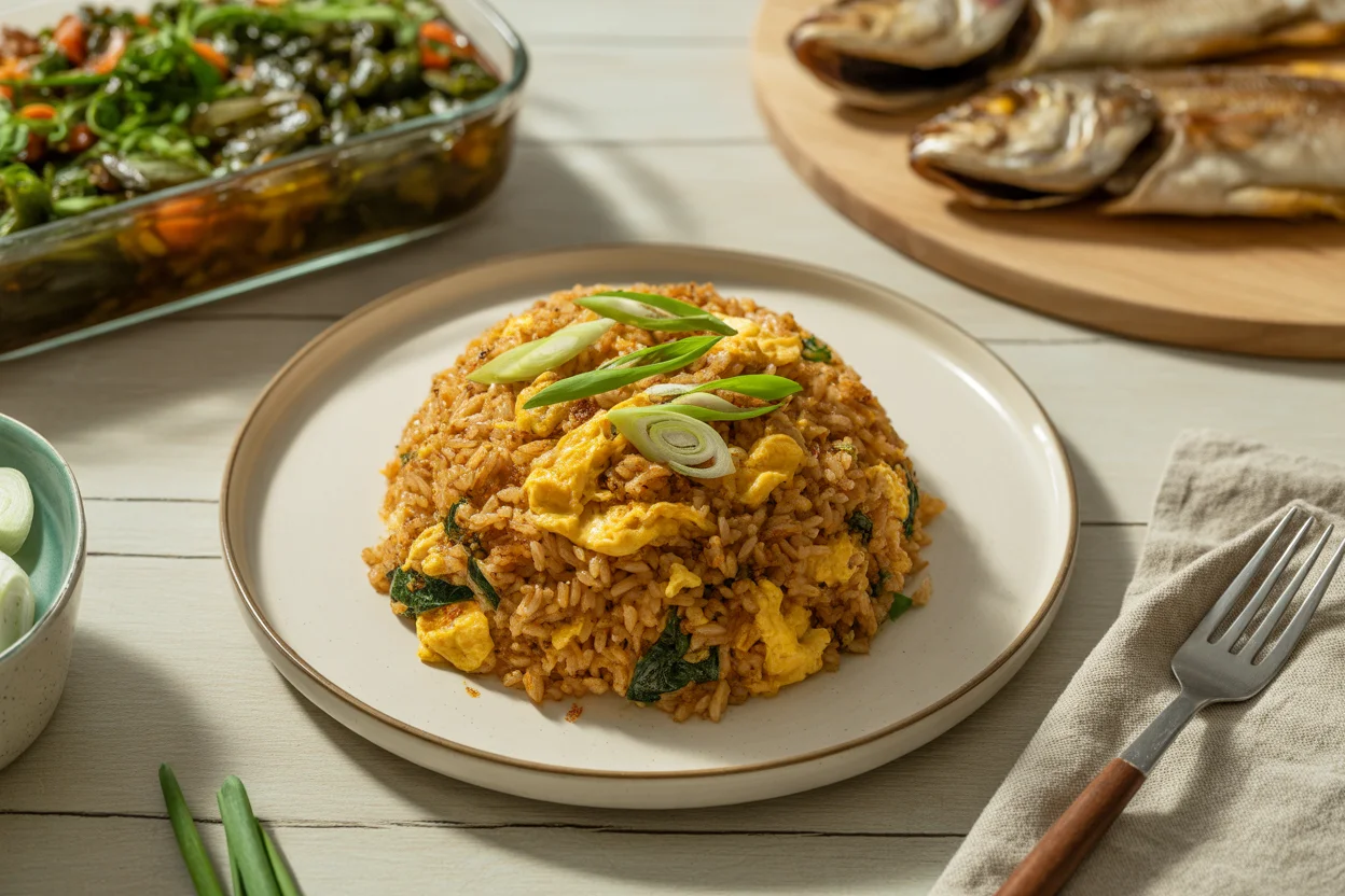 Smoky Tinapa Fried Rice with Vegetables