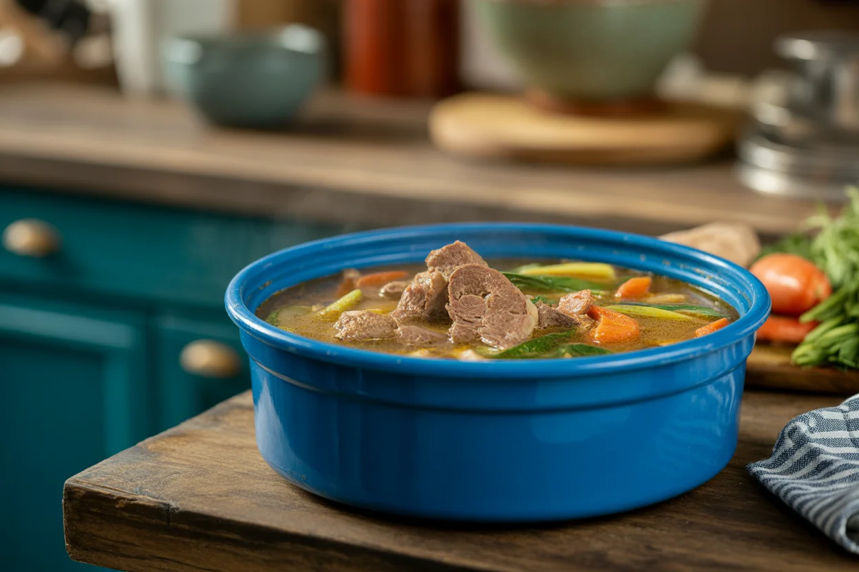 Bulanglang – Filipino Vegetable Soup with Guava