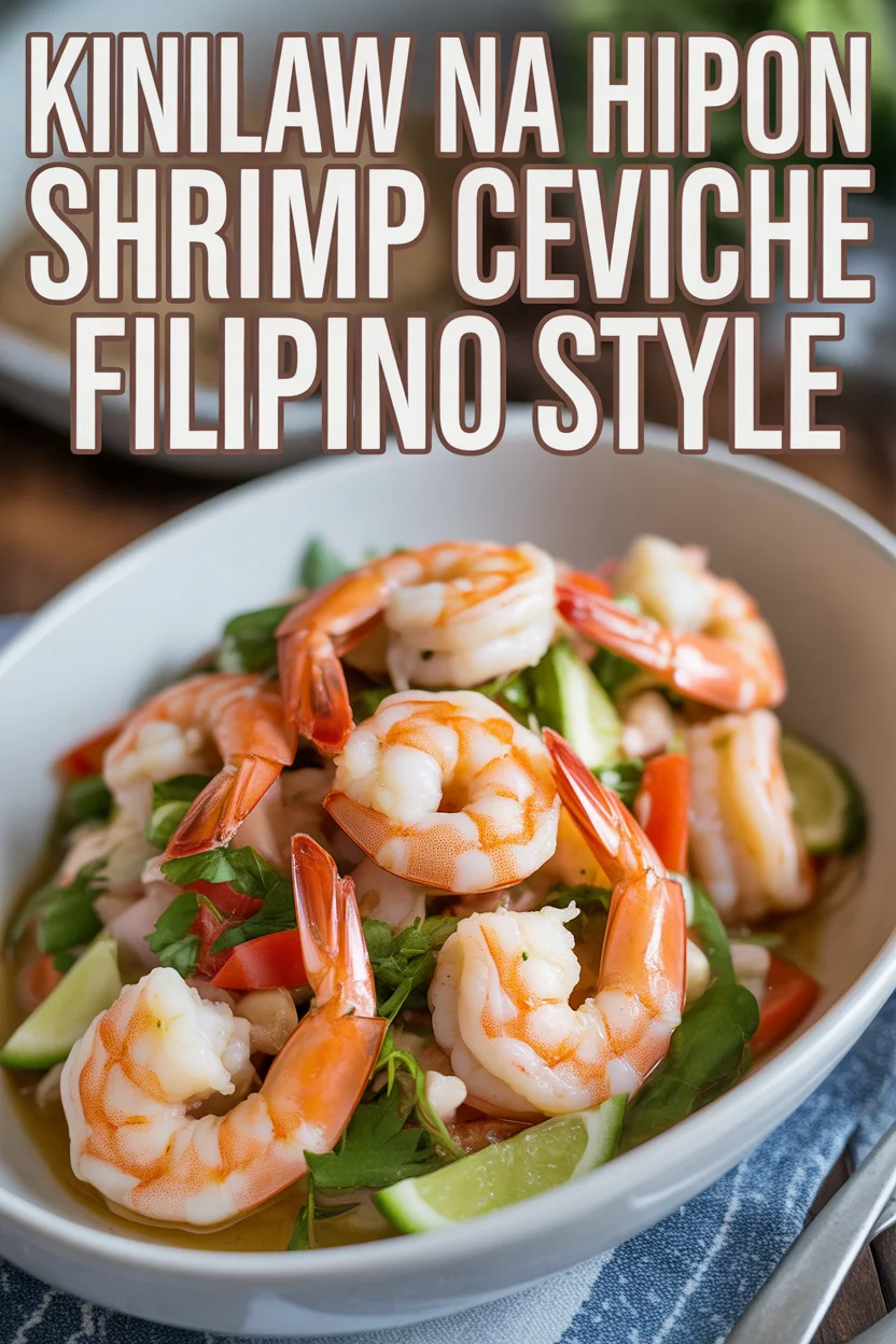 Kinilaw na Hipon – Shrimp Ceviche Filipino Style