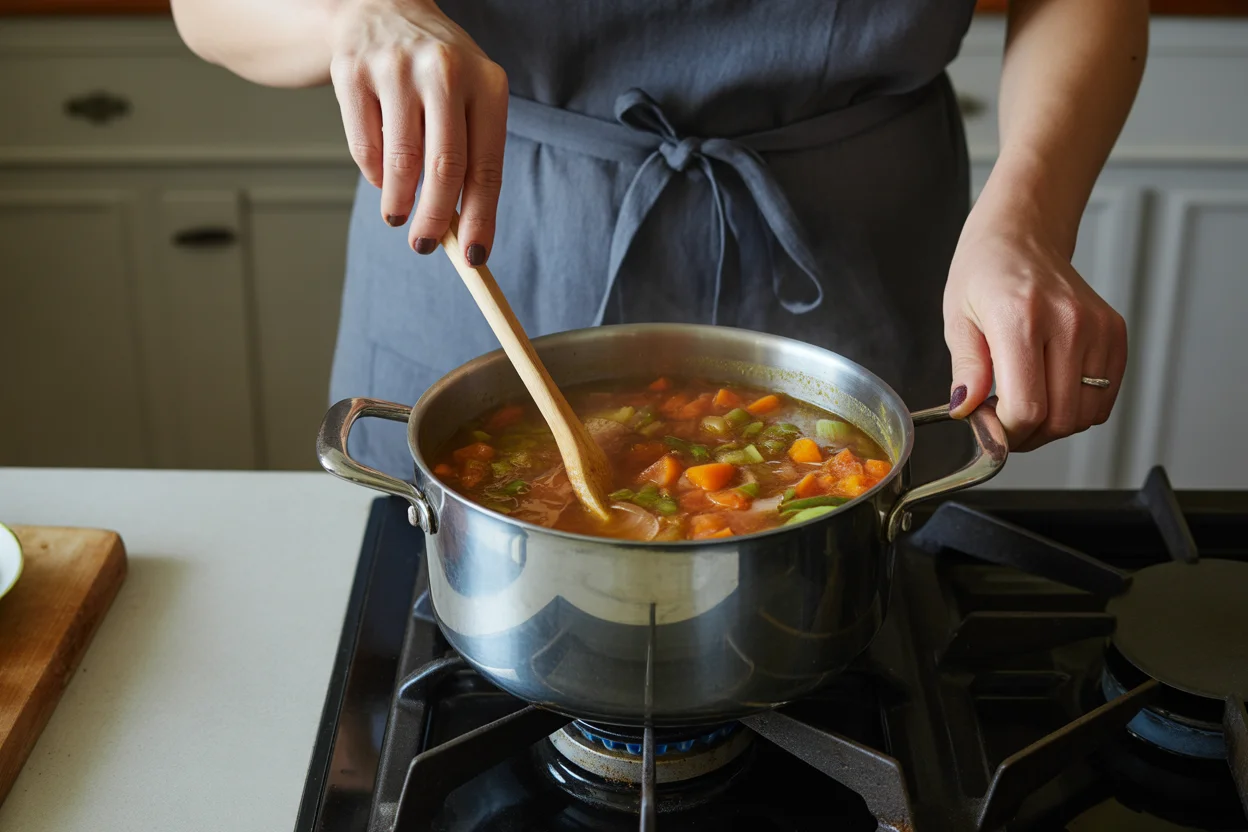 Bulanglang – Filipino Vegetable Soup with Guava