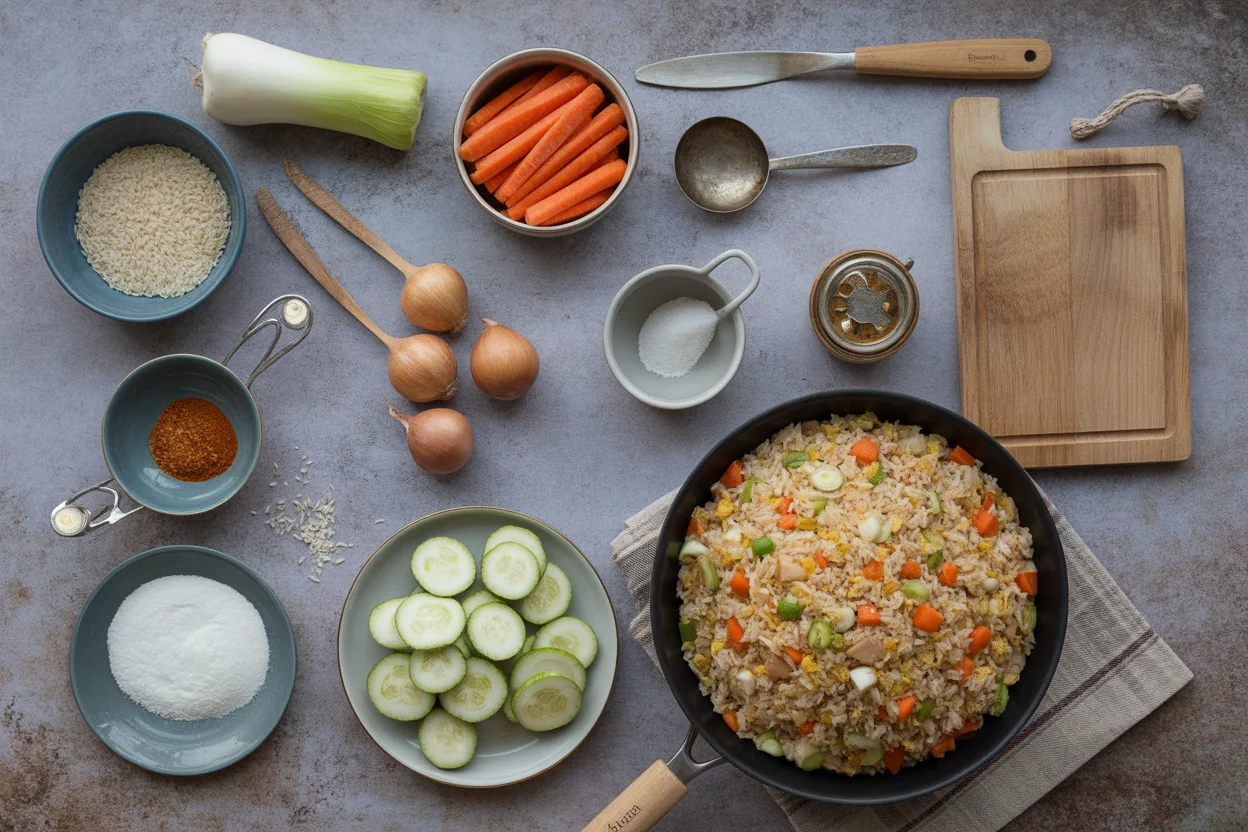 Smoky Tinapa Fried Rice with Vegetables