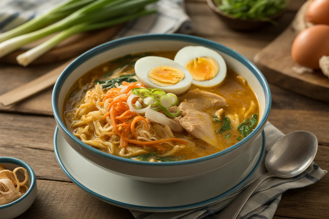 Filipino sotanghon soup