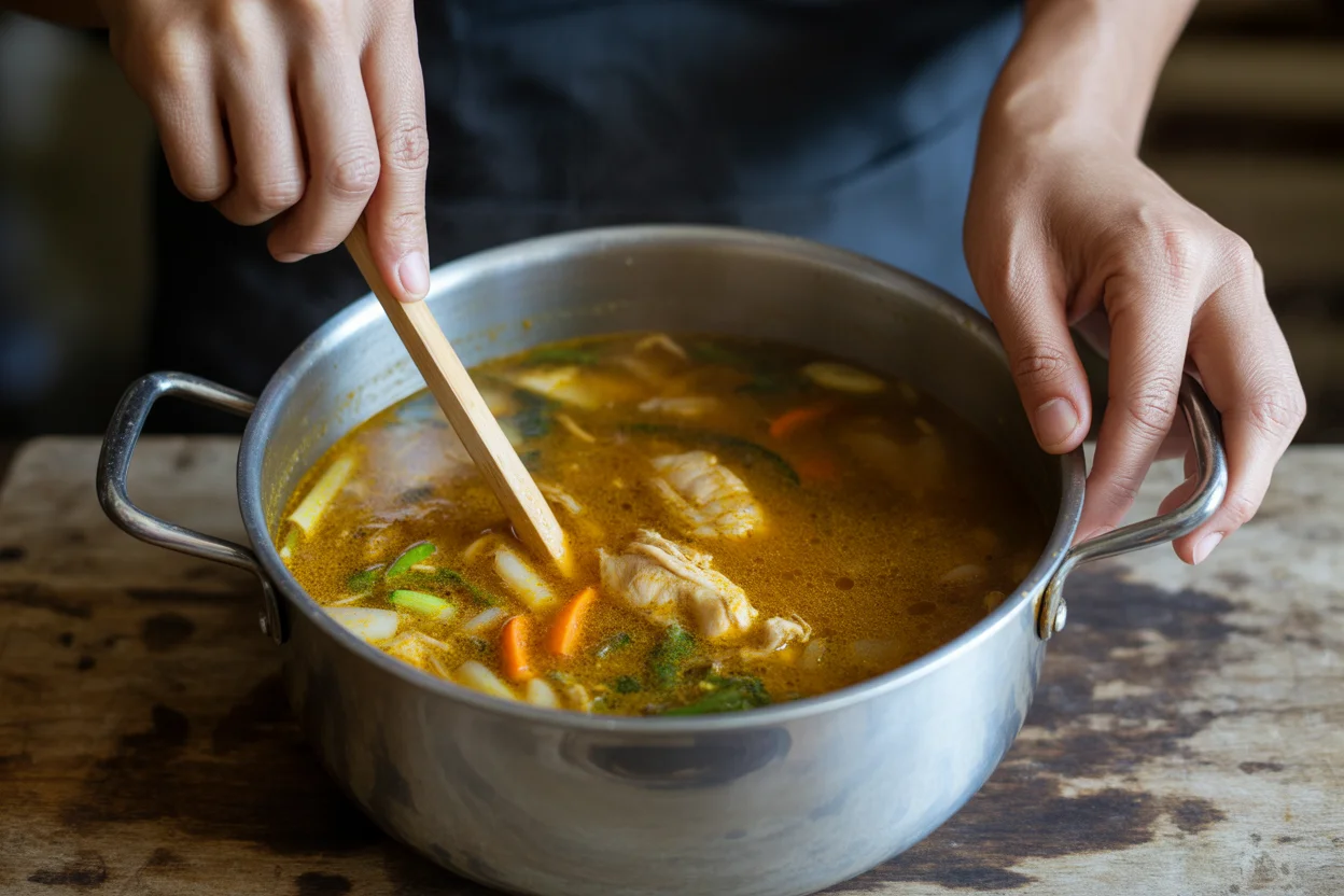 Warm and Comforting Sotanghon Soup with Chicken