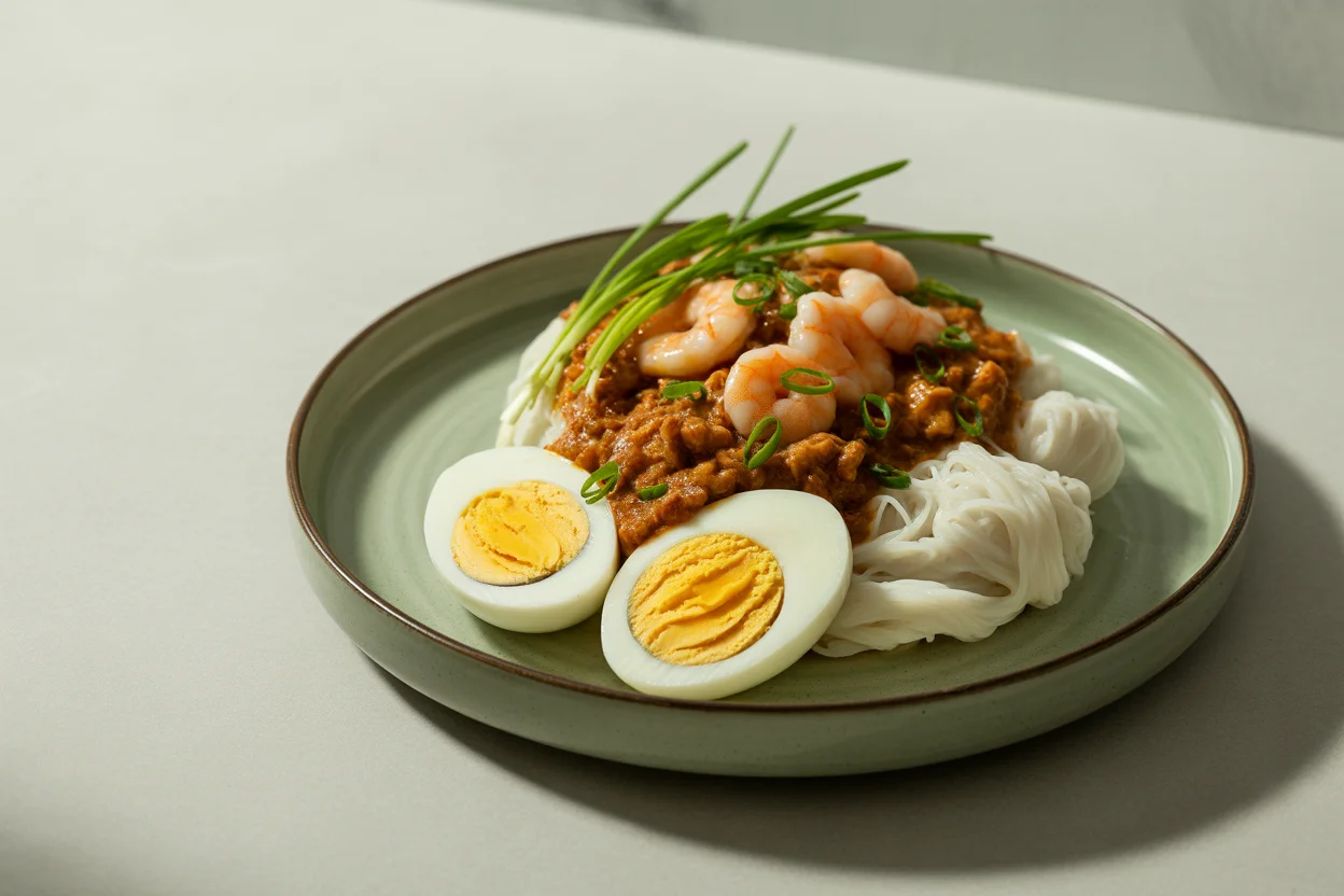 Filipino pancit palabok