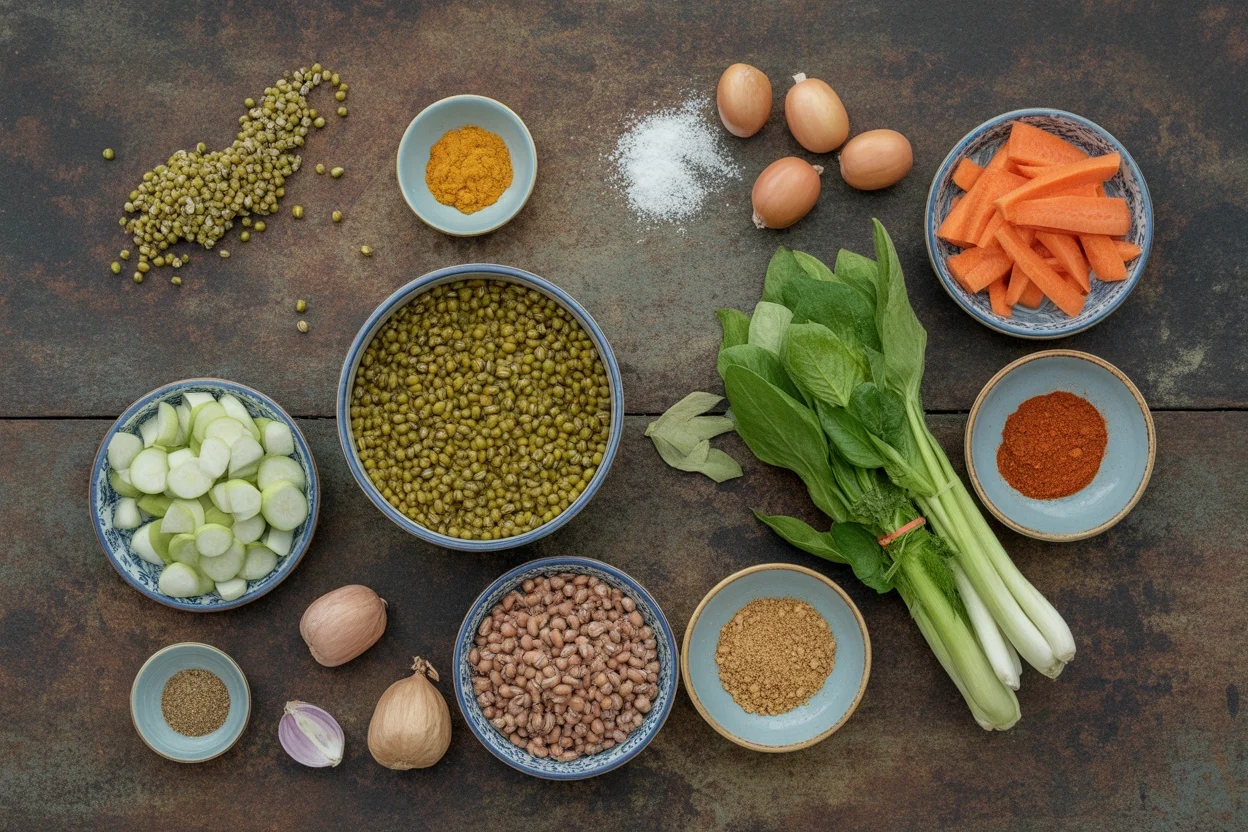 Ginisang Monggo – Mung Bean Stew with Vegetables