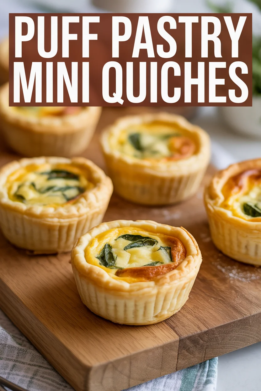 Puff Pastry Mini Quiches