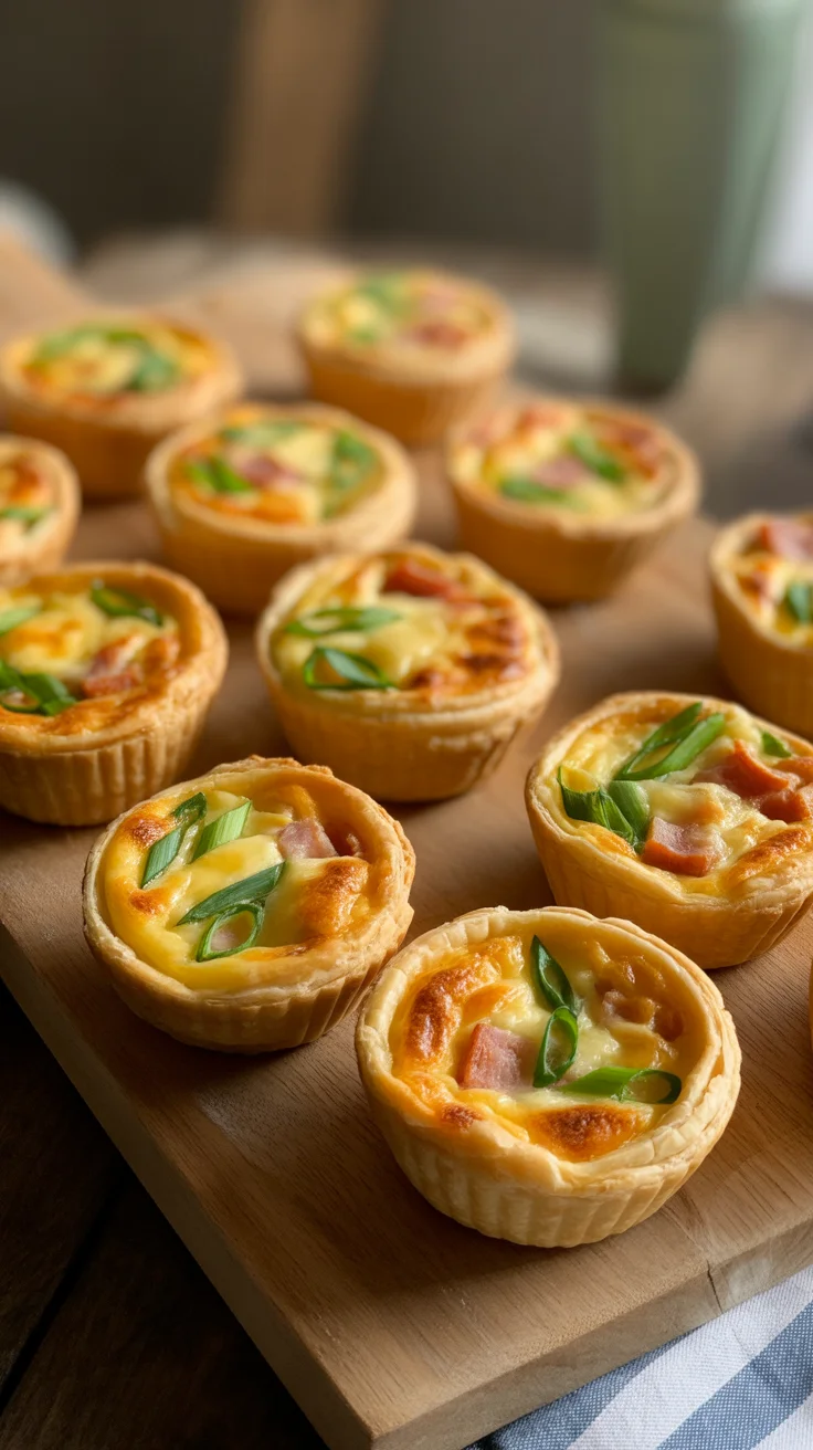 Puff Pastry Mini Quiches