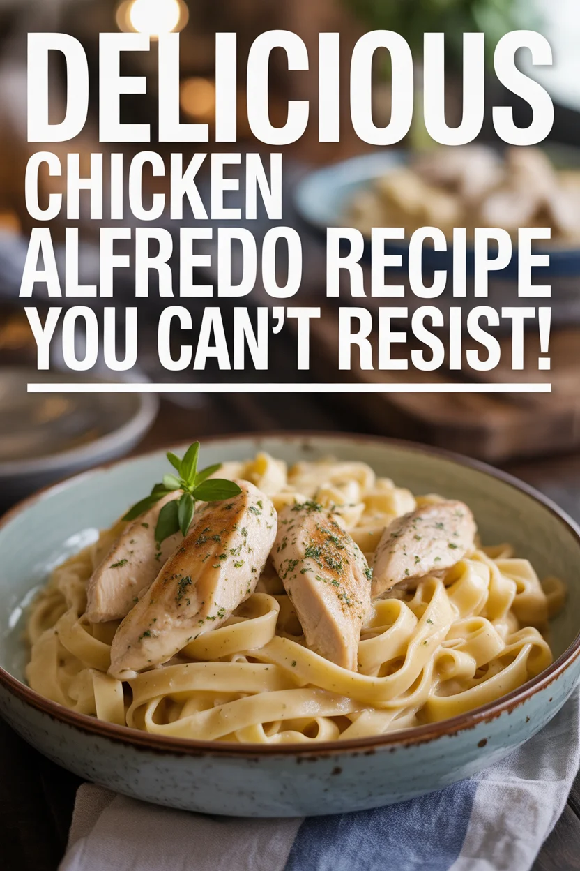 Delicious Chicken Alfredo Recipe You Can’t Resist!