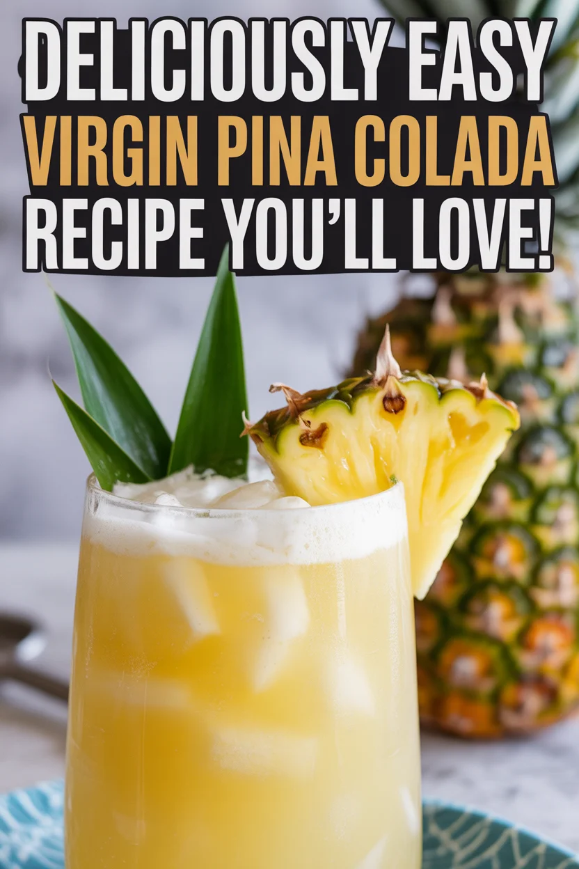Deliciously Easy Virgin Pina Colada Recipe You’ll Love!