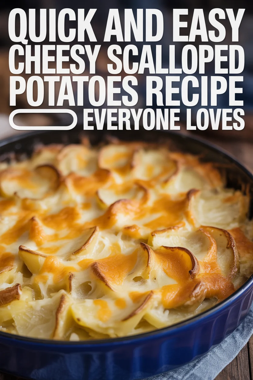Quick and Easy Cheesy Scalloped Potatoes Recipe Everyone Loves