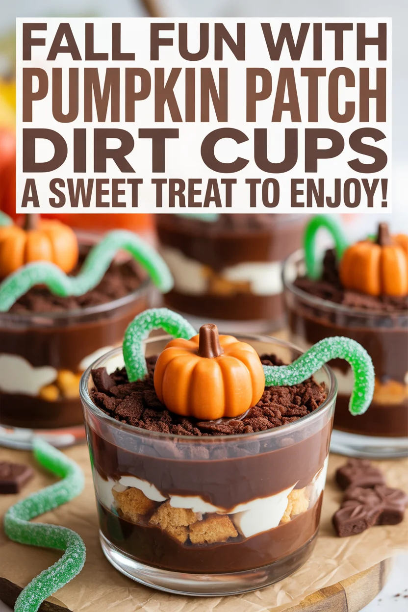 Pumpkin Patch Dirt Cups