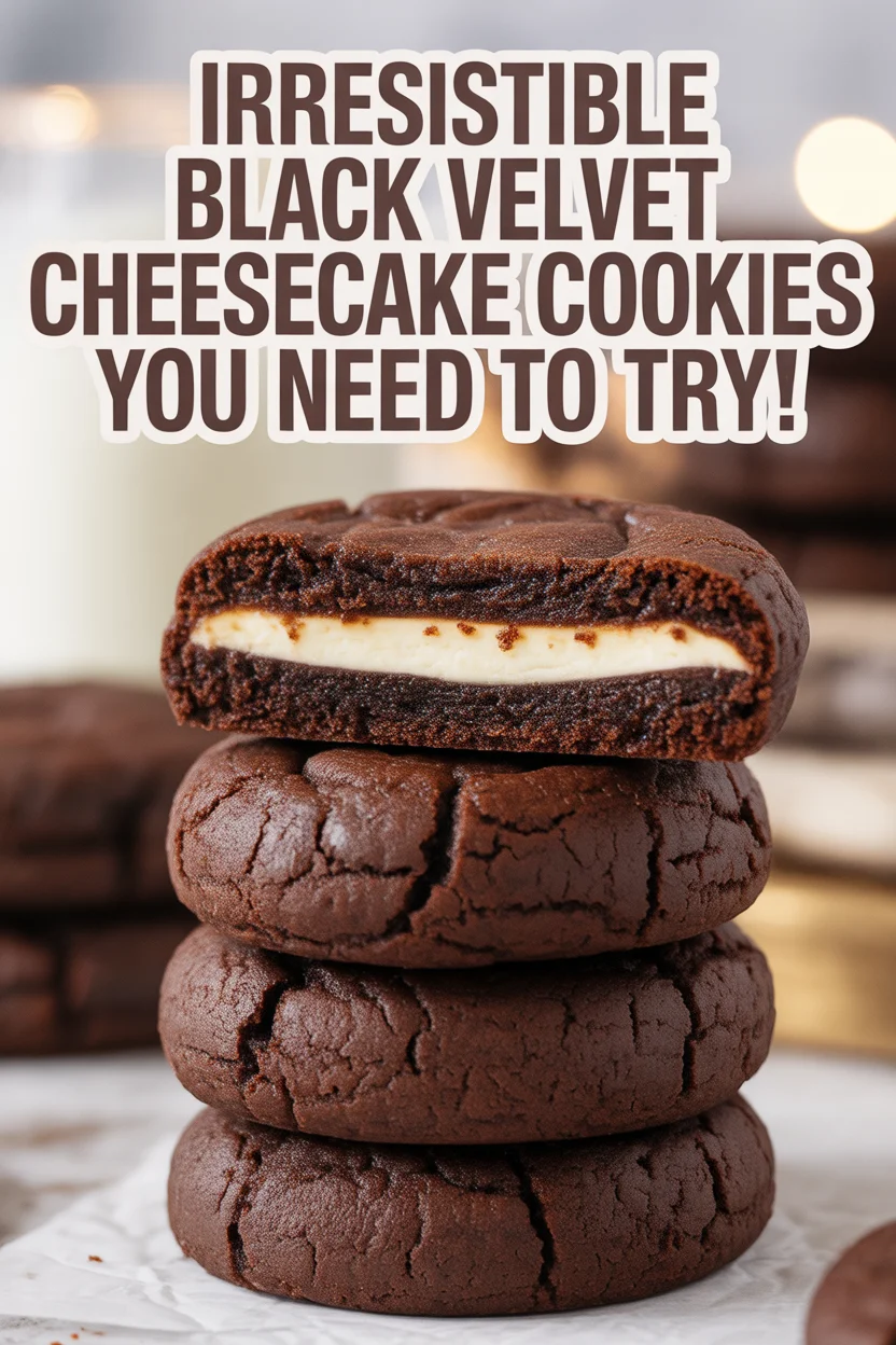 Irresistible Black Velvet Cheesecake Cookies You Need to Try!