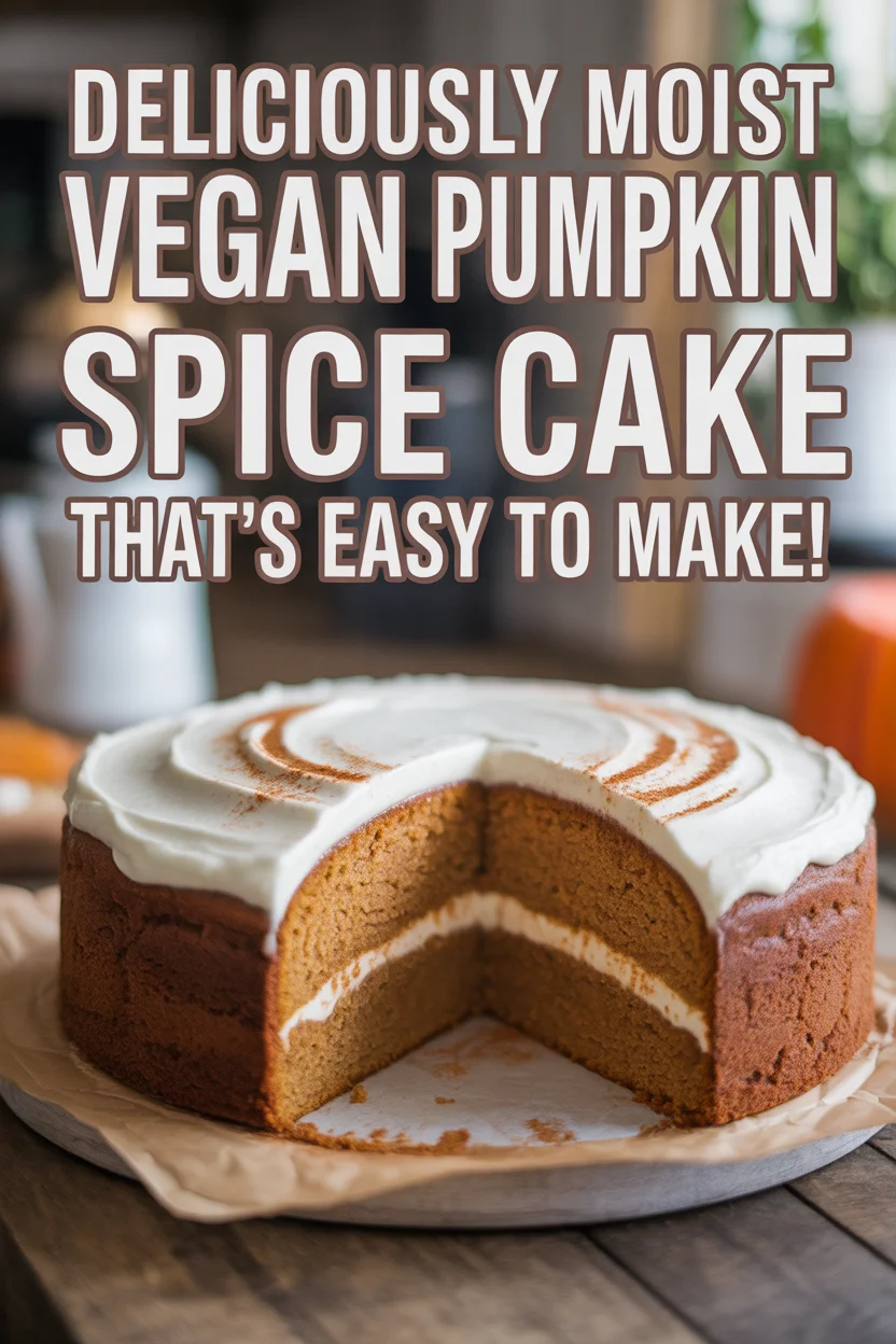 Vegan Pumpkin Spice Cake