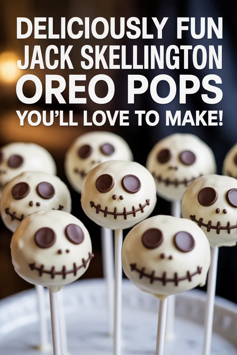 Jack Skellington Oreo Pops