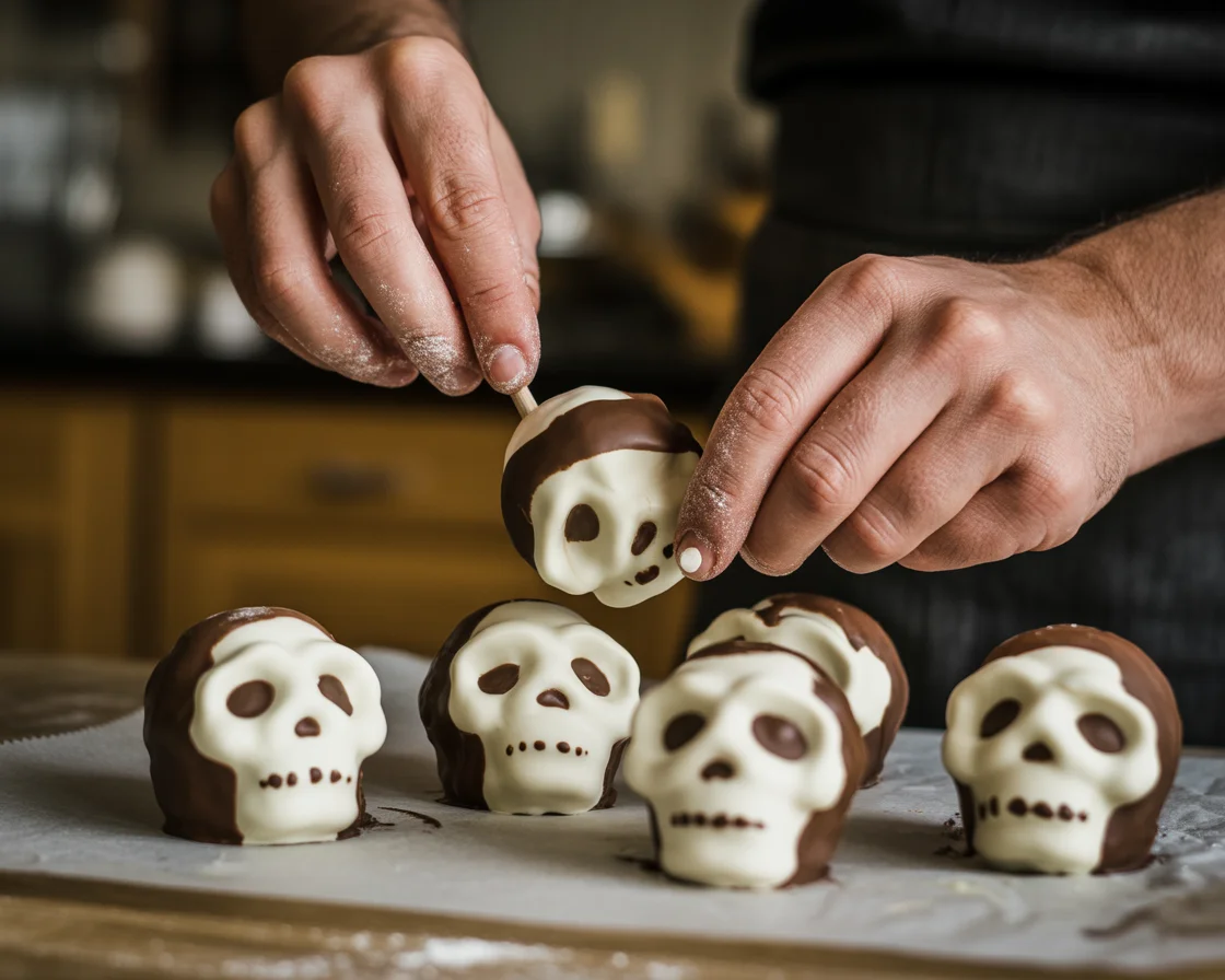 Jack Skellington Oreo Pops