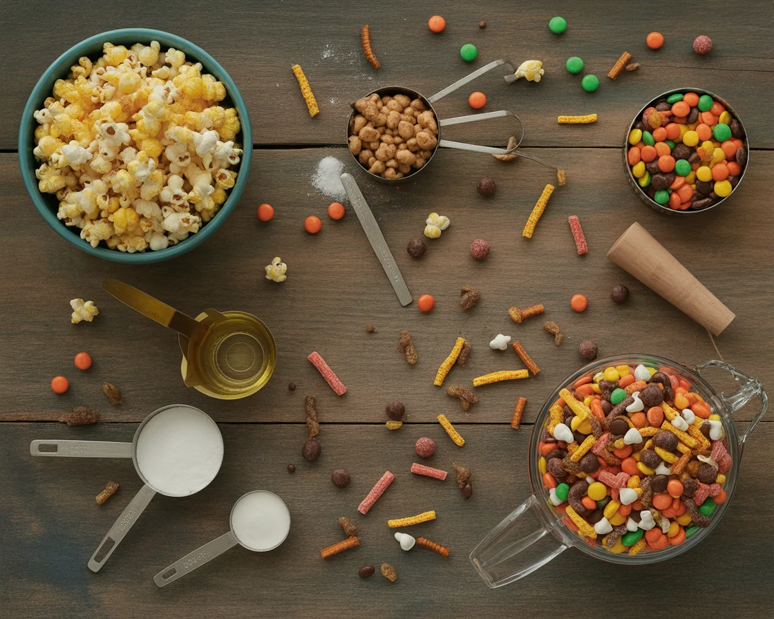 Spooktacular Scarecrow Crunch Snack Mix for Fall Fun
