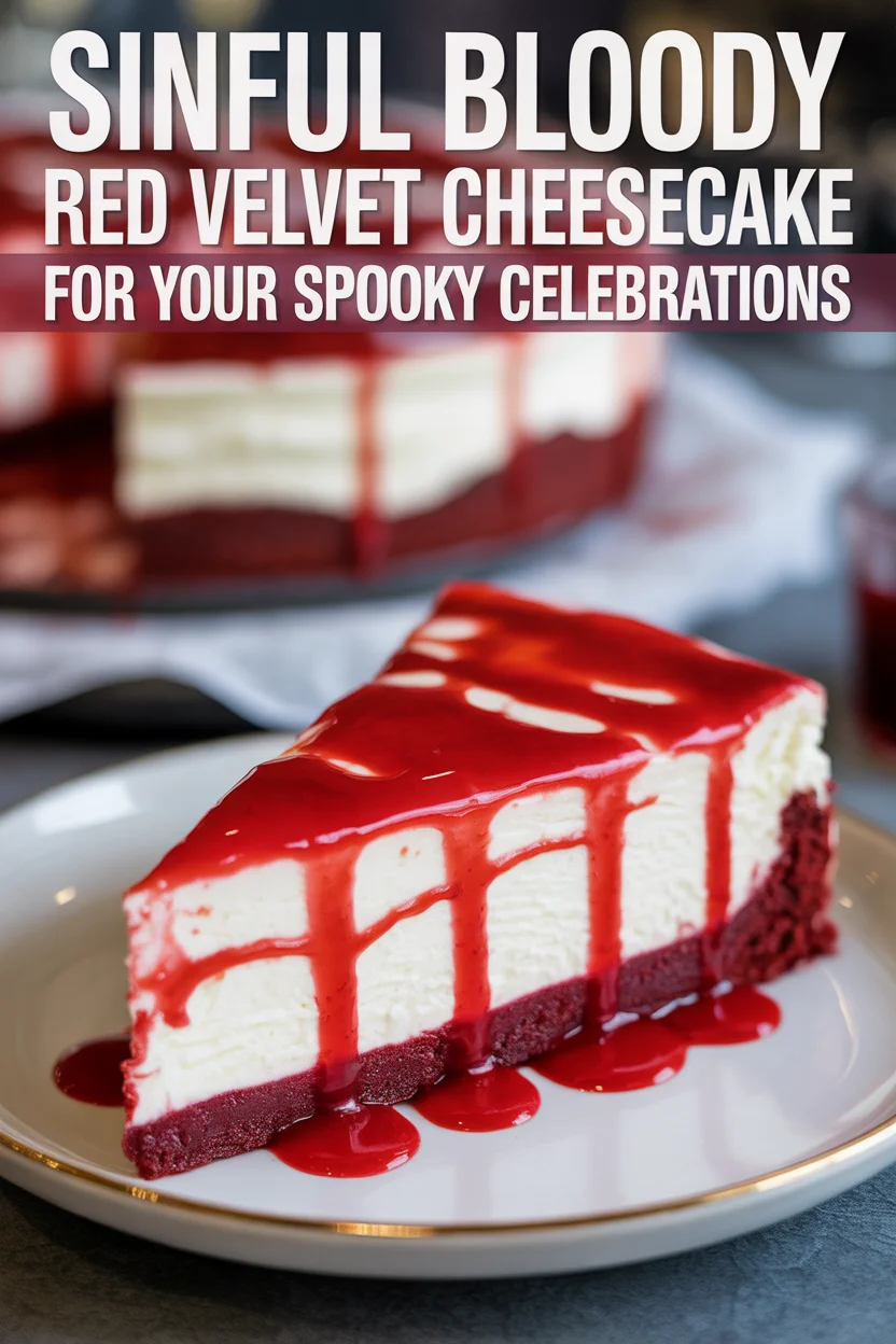 Bloody Red Velvet Cheesecake