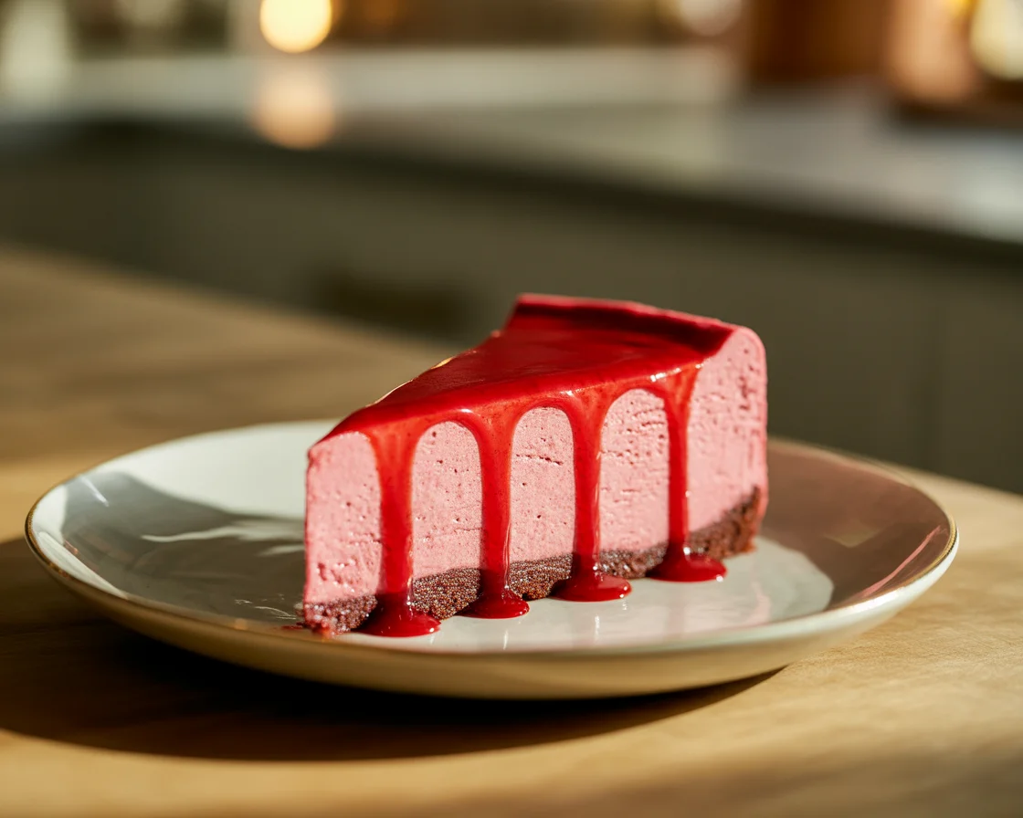 Sinful Bloody Red Velvet Cheesecake for Your Spooky Celebrations