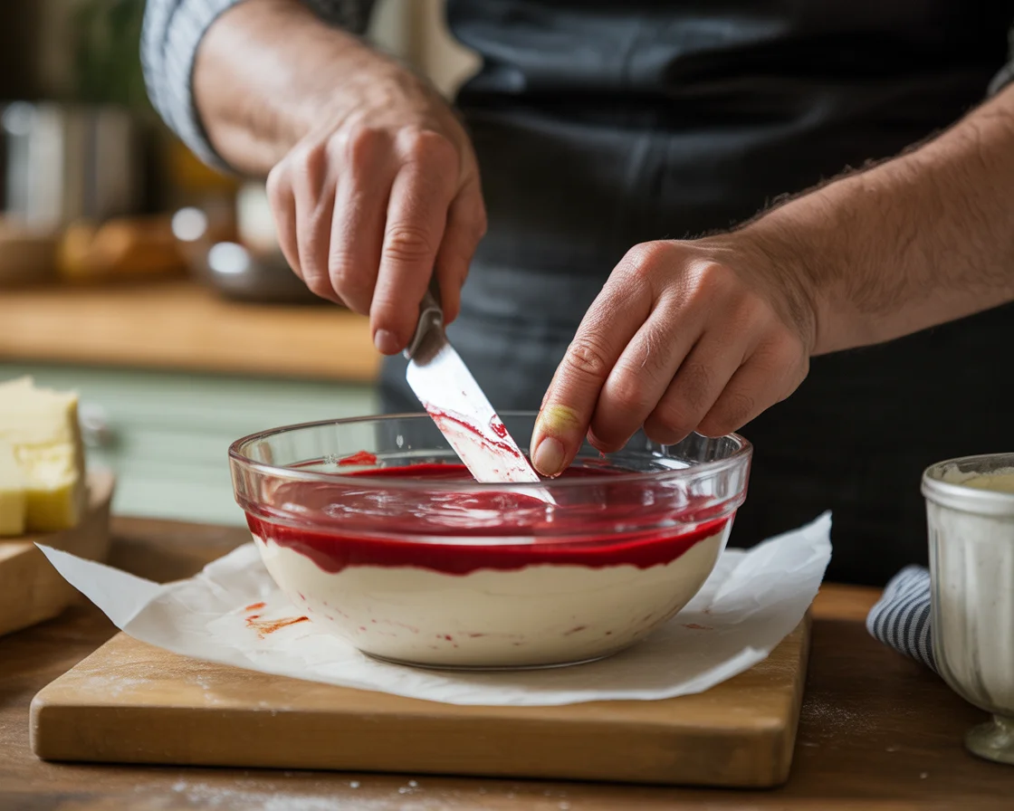 Bloody Red Velvet Cheesecake