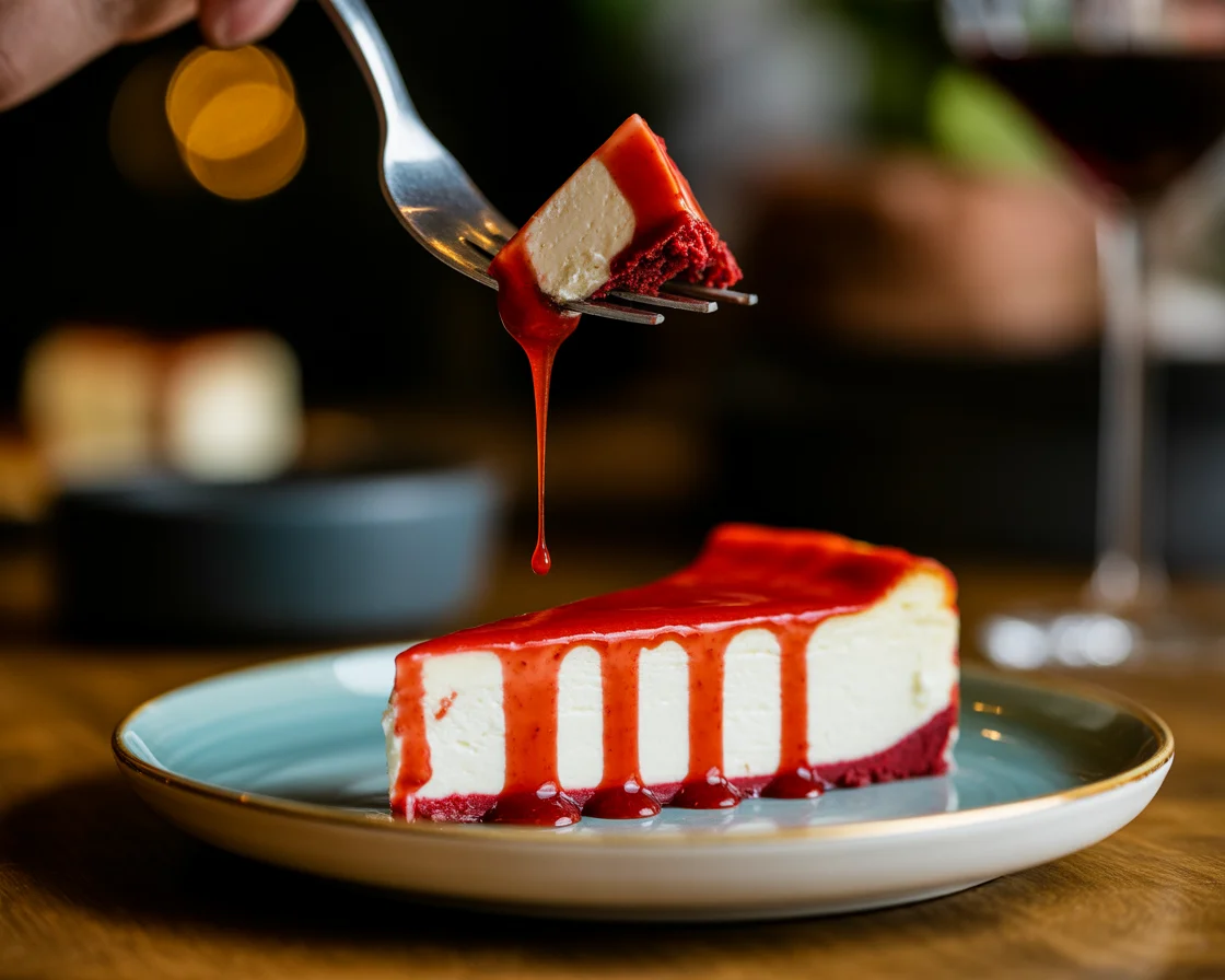 Bloody Red Velvet Cheesecake