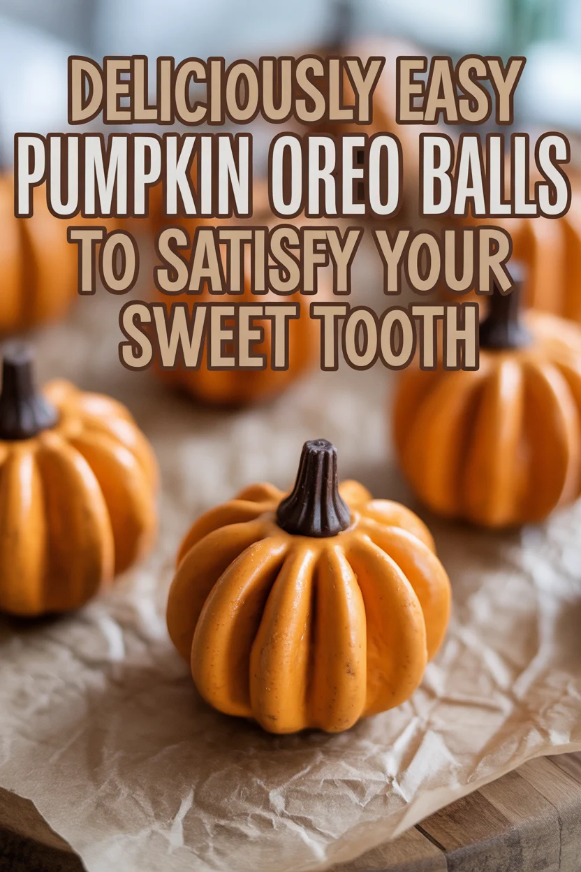 Deliciously Easy Pumpkin Oreo Balls to Satisfy Your Sweet Tooth