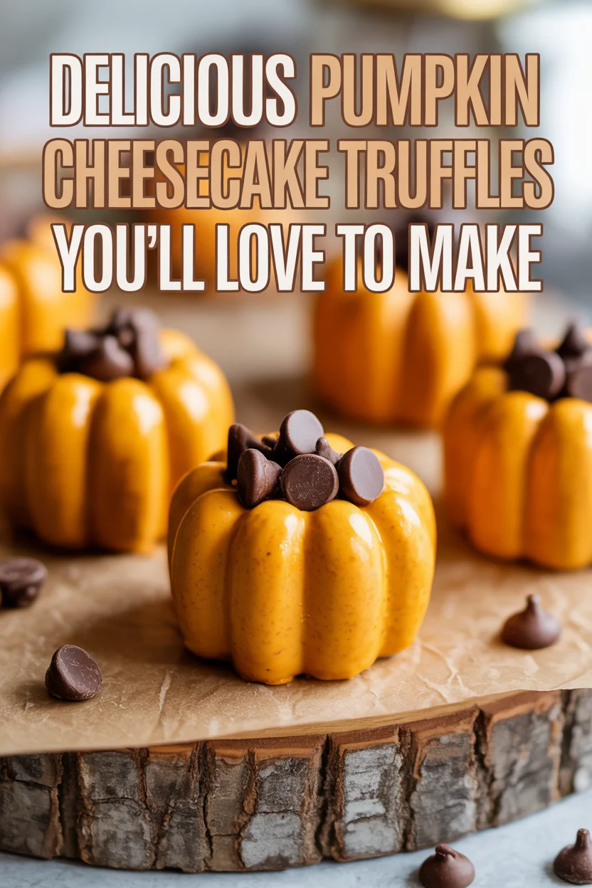 Delicious Pumpkin Cheesecake Truffles You’ll Love to Make