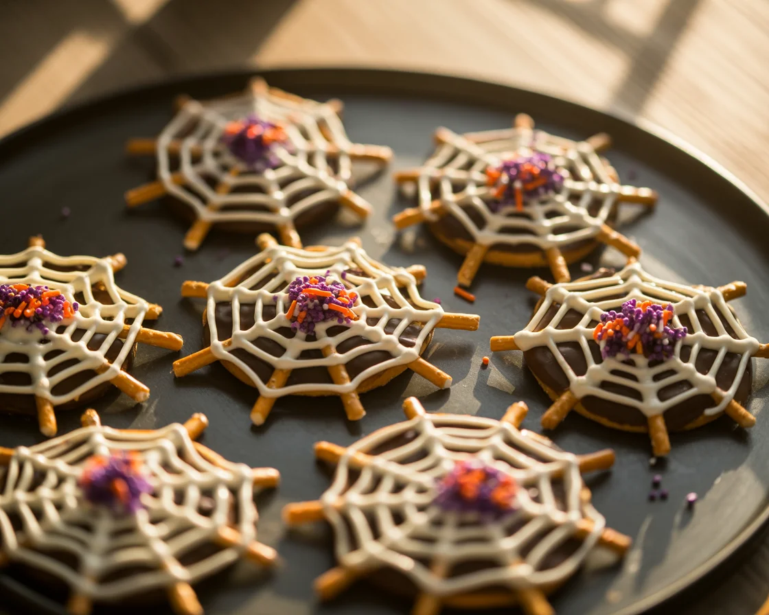 Pretzel Spider Webs