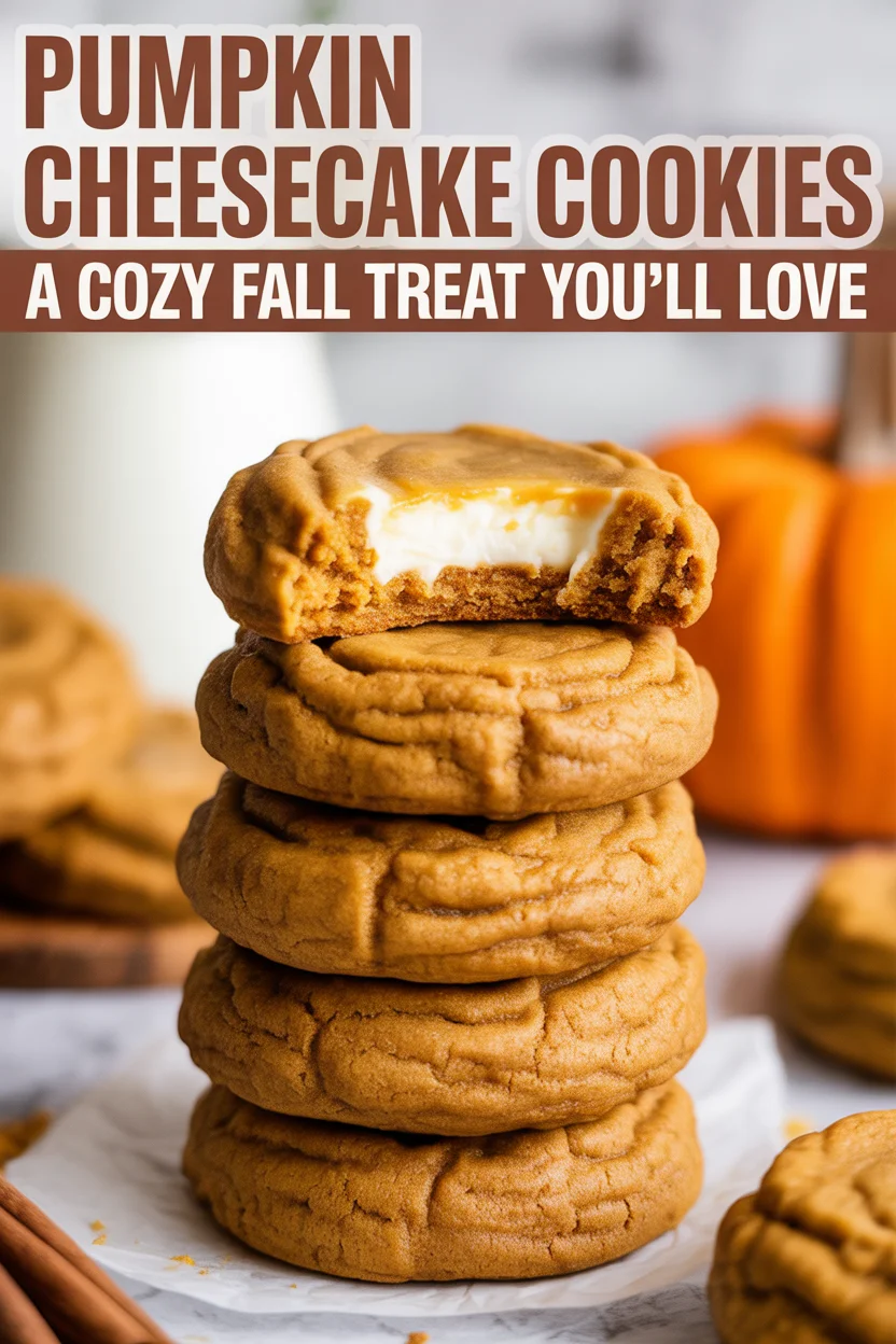 Pumpkin Cheesecake Cookies - A Cozy Fall Treat You’ll Love