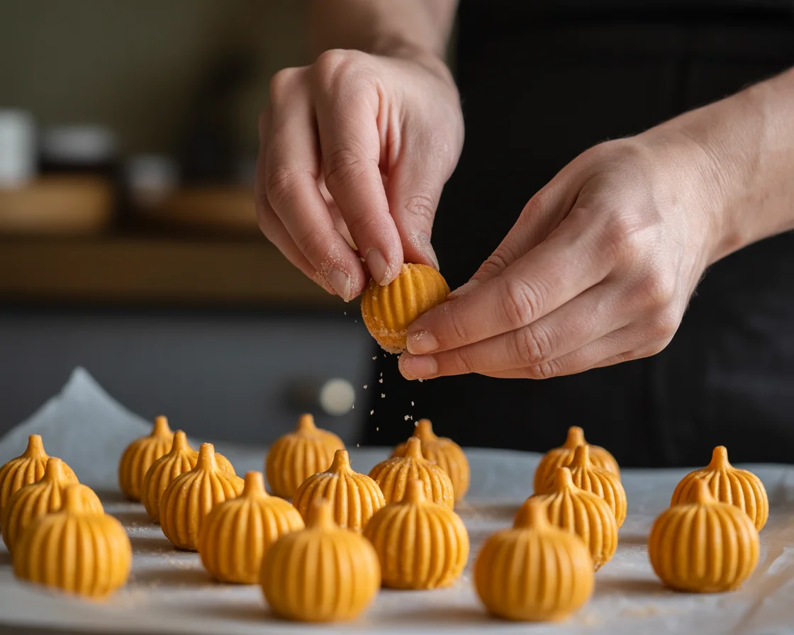 Pumpkin Cheesecake Truffles